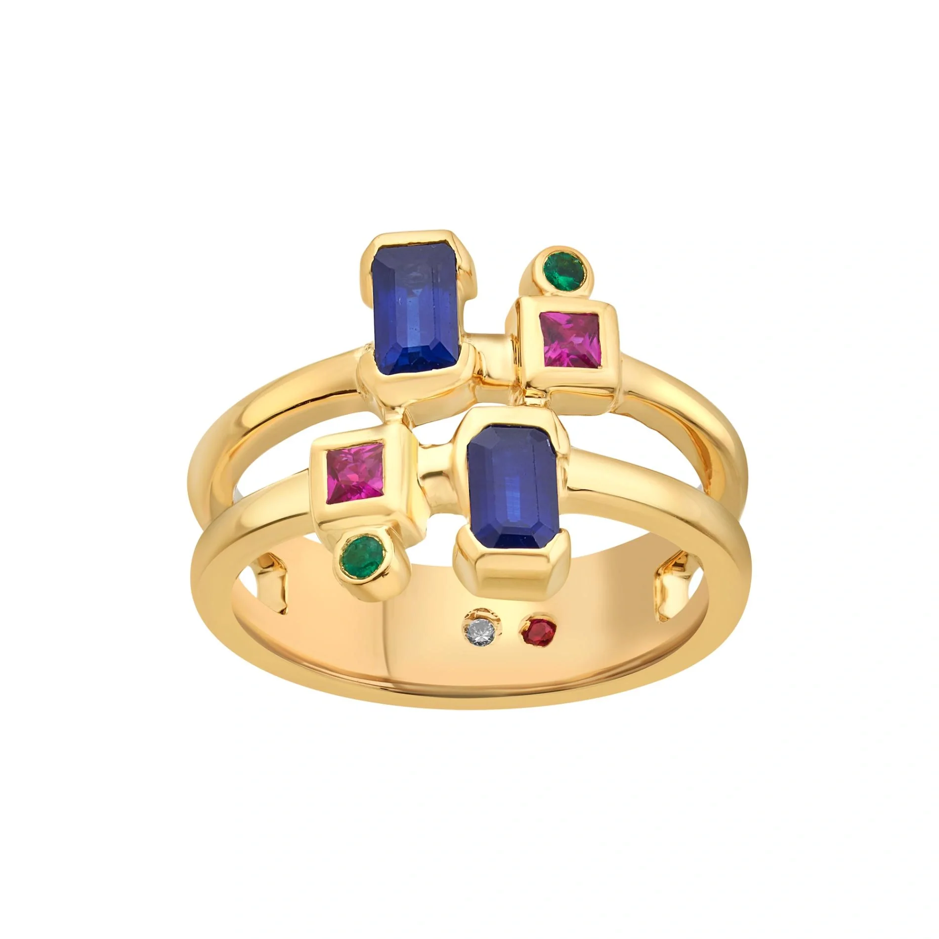 Aria Abstract Prism Ring - Image 2