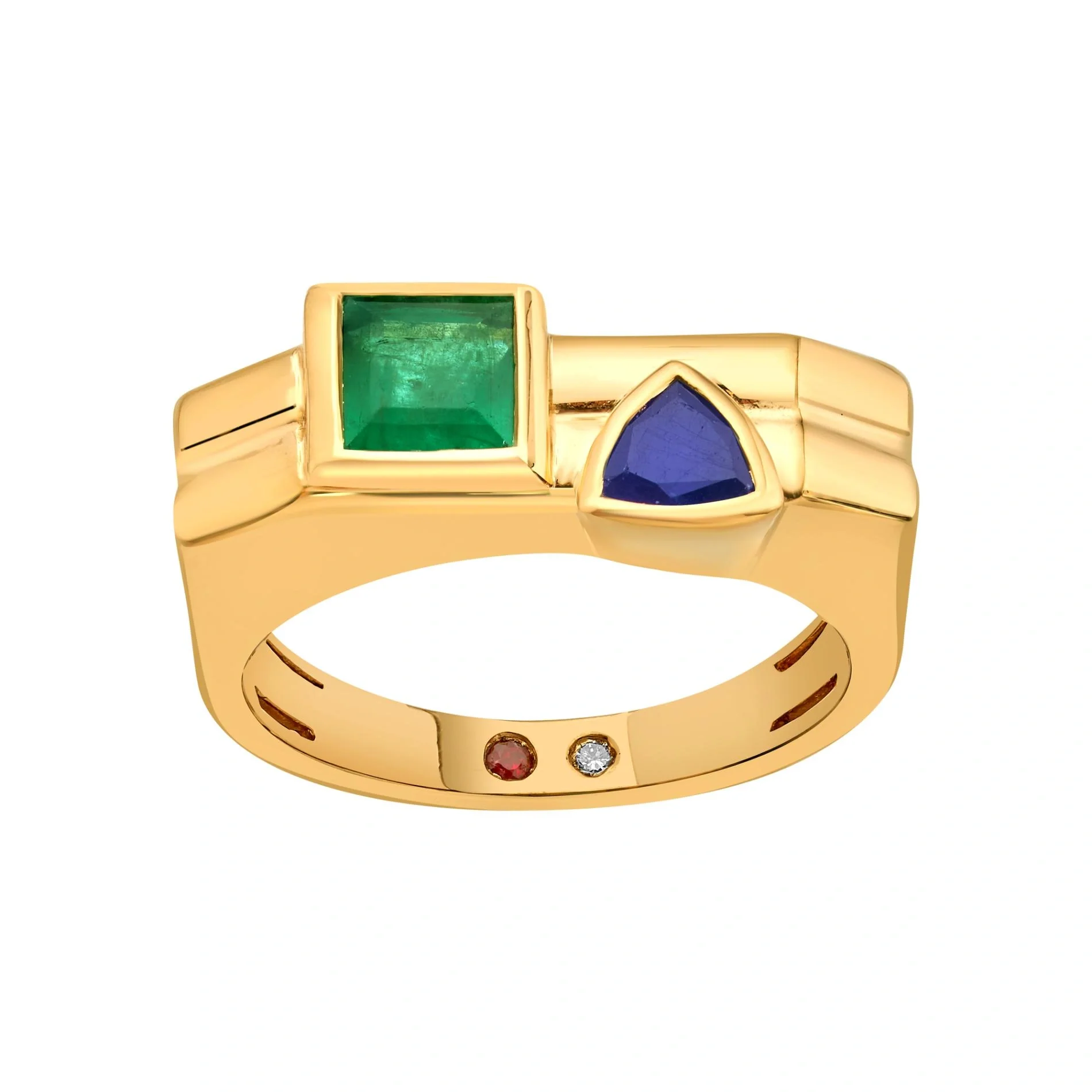 Aria Dual-Gem Offset Band - Image 2