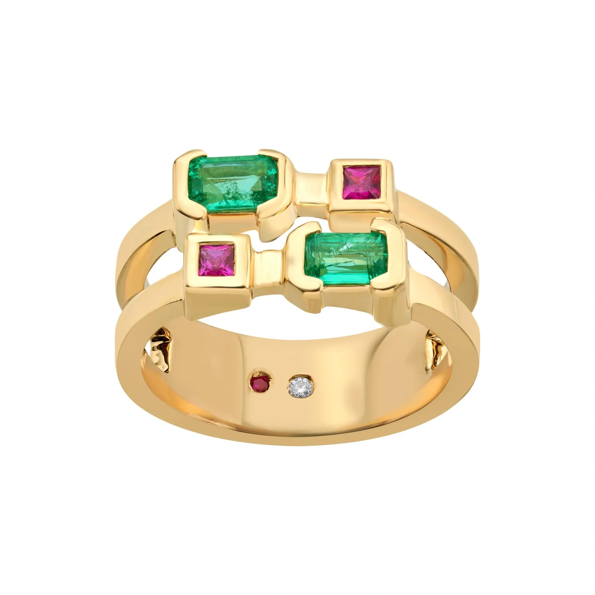 Aria Emerald Mosaic Band - Image 2