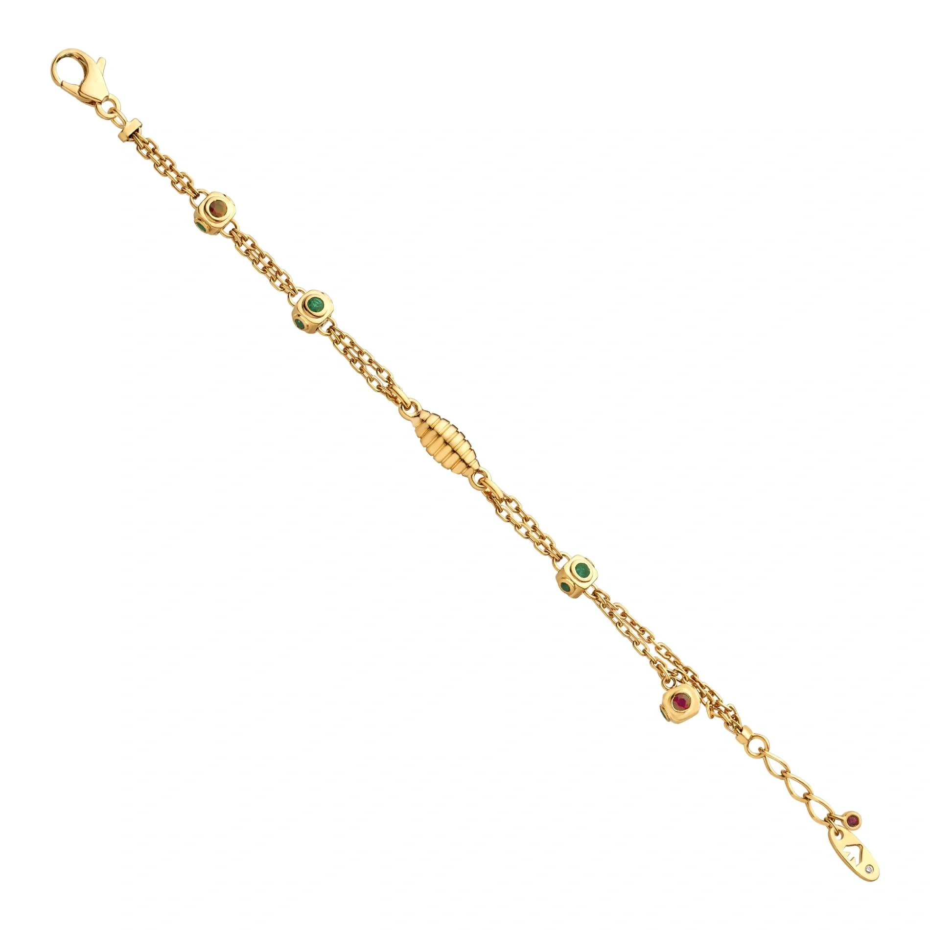 Aria Golden Prism Charm Bracelet - Image 3