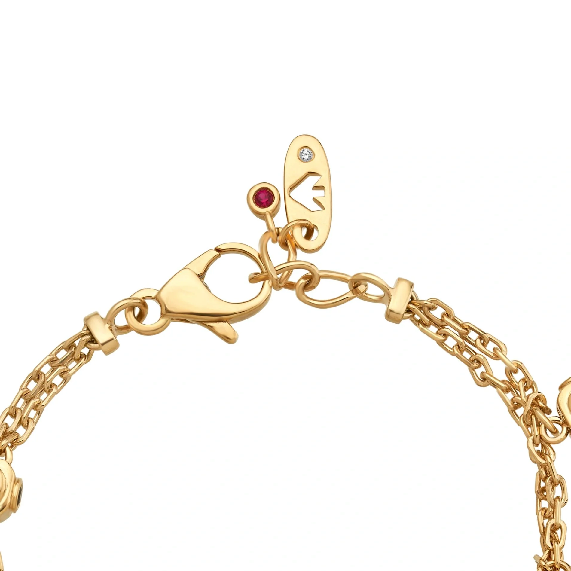 Aria Golden Prism Charm Bracelet - Image 4