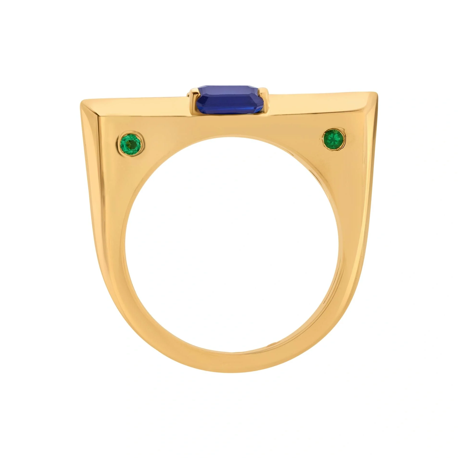 Aria Sapphire Beam Ring - Image 3