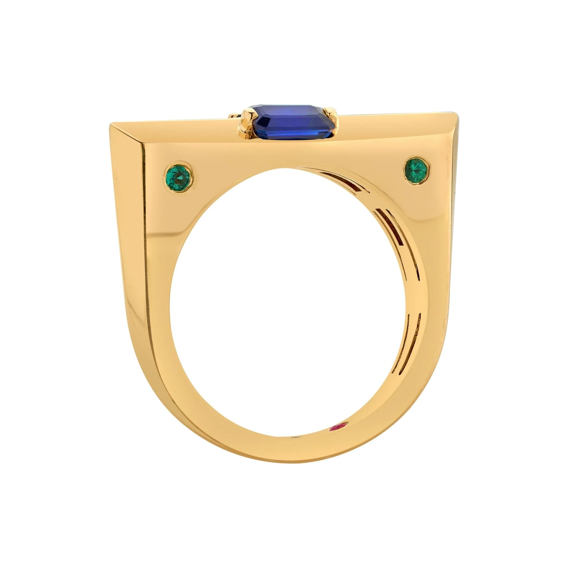 Aria Sapphire Beam Ring - Image 4