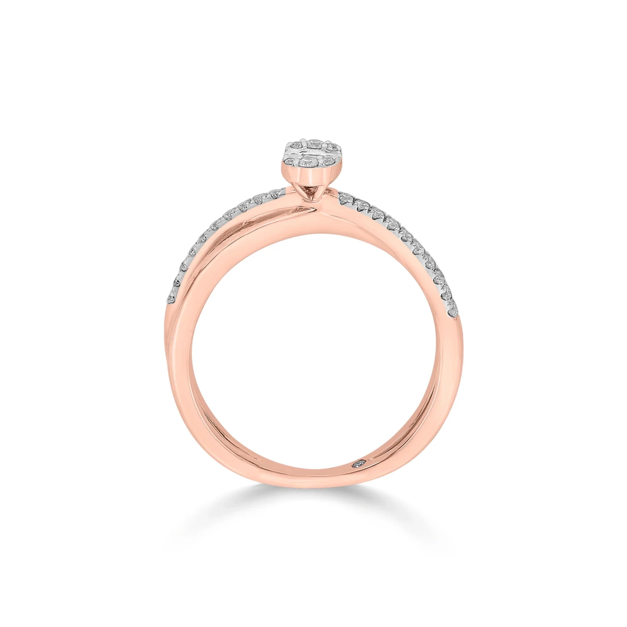 Boujee Intertwine Luxe Sparkle Ring - Image 4