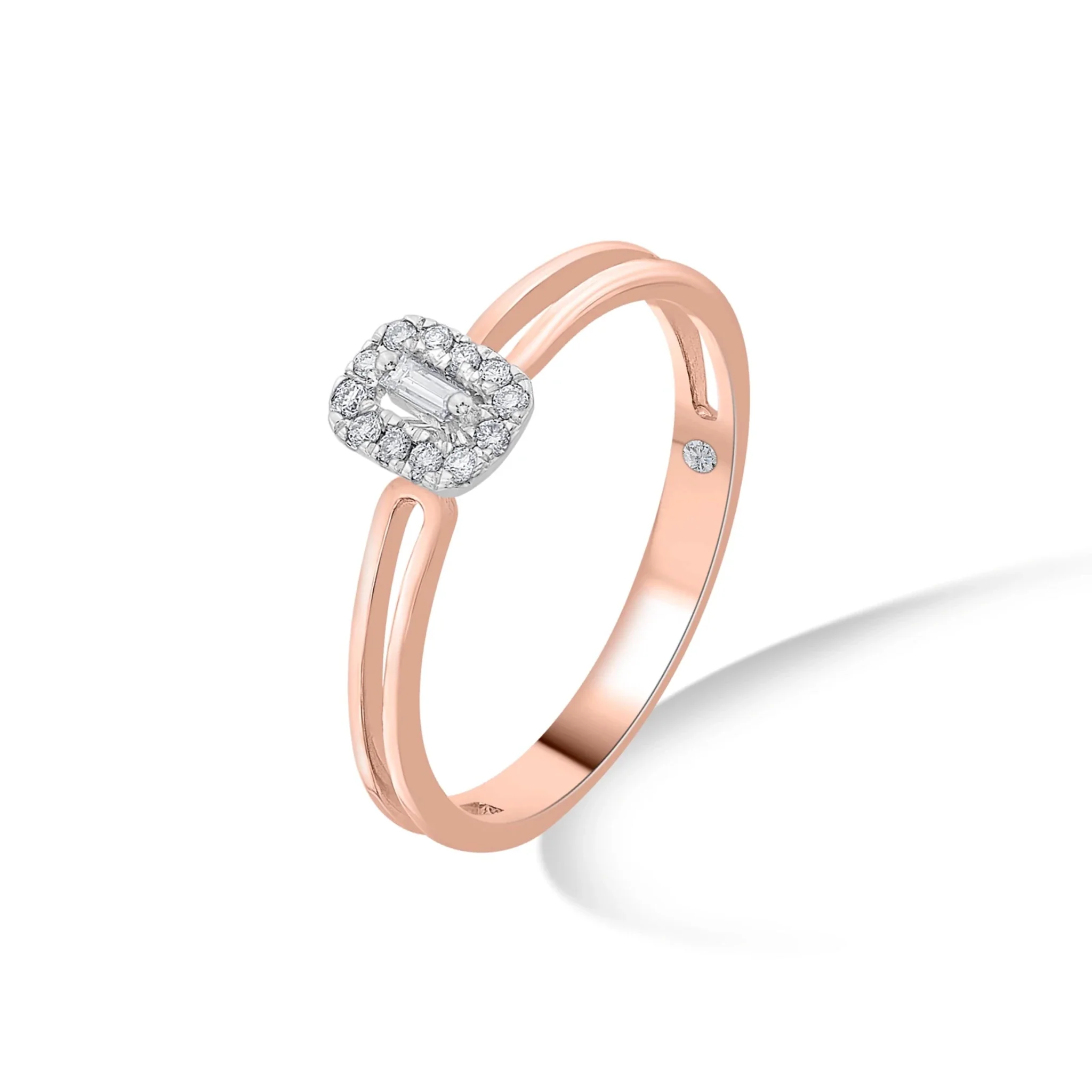 Boujee Split Sparkle Glam Ring