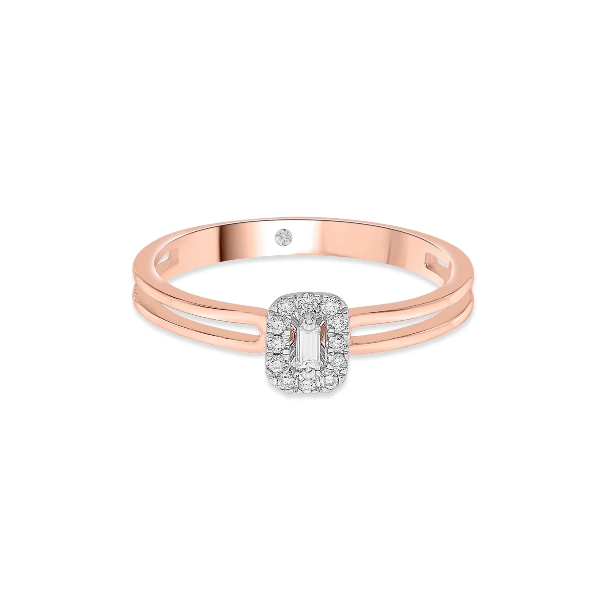 Boujee Split Sparkle Glam Ring - Image 3