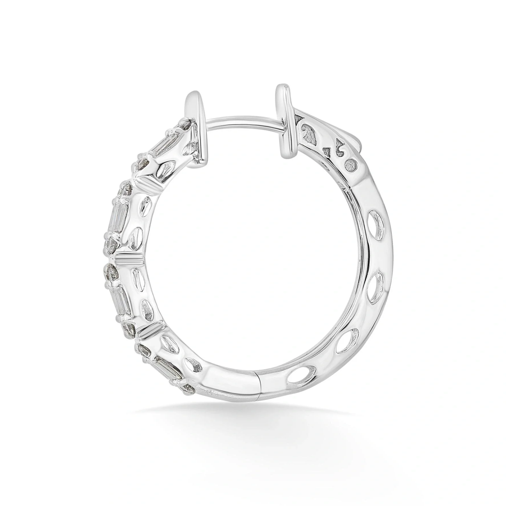 Classic Luminous Charm Hoops - Image 3