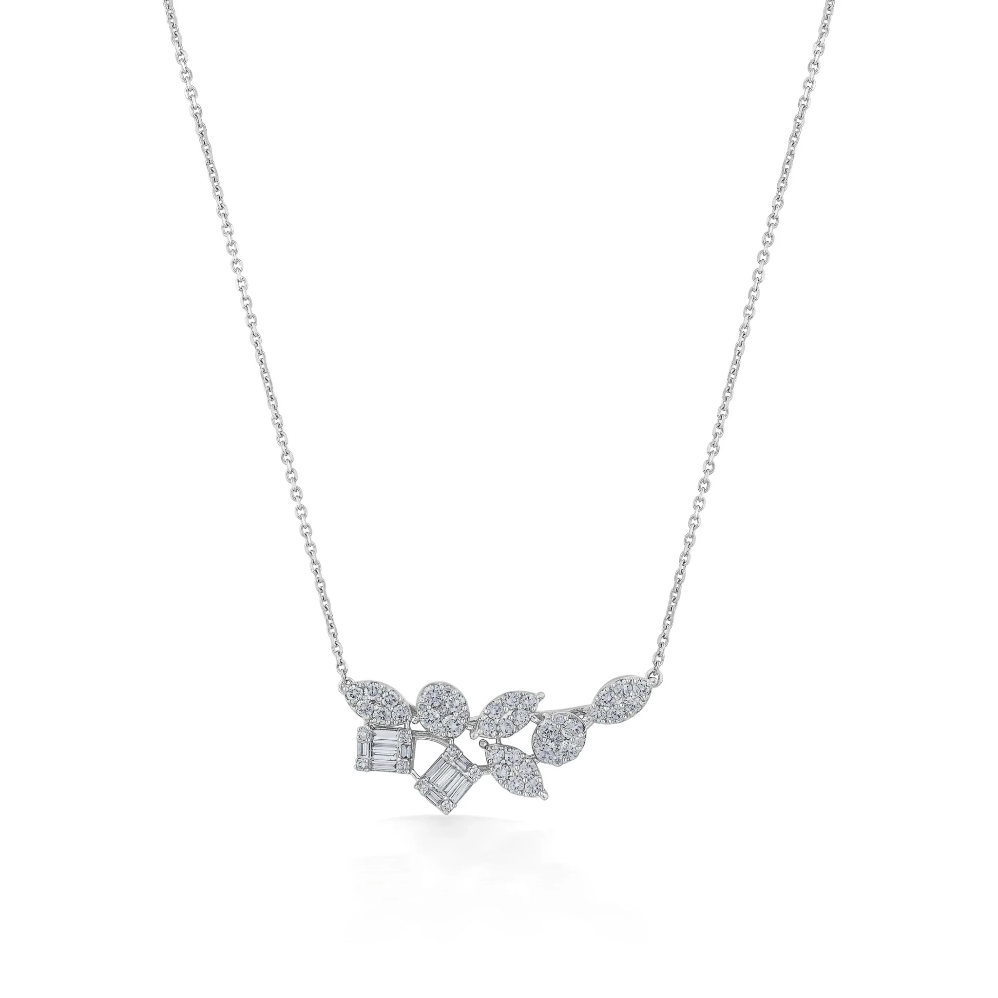 Classic Sparkling Vine Diamond Necklace