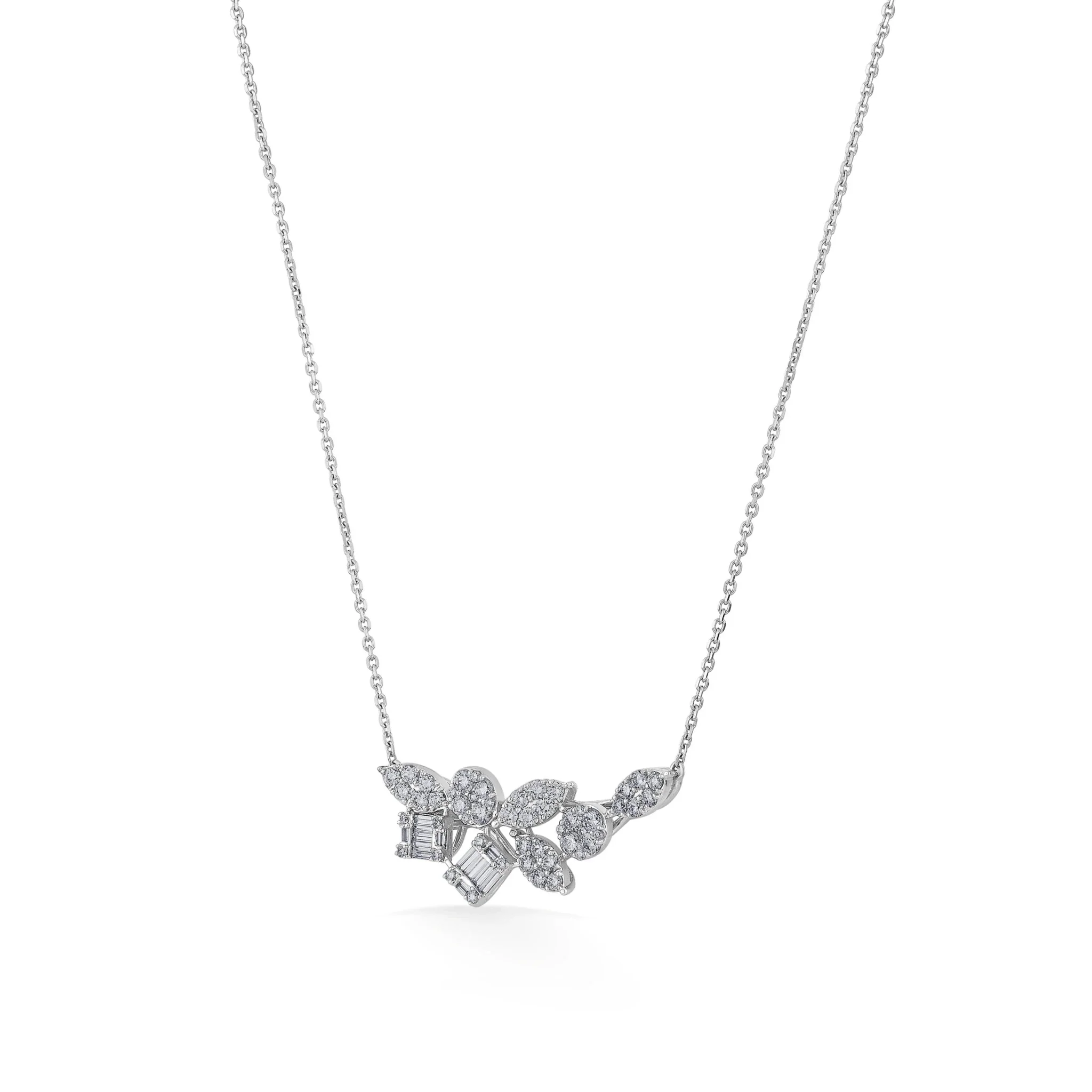 Classic Sparkling Vine Diamond Necklace - Image 2