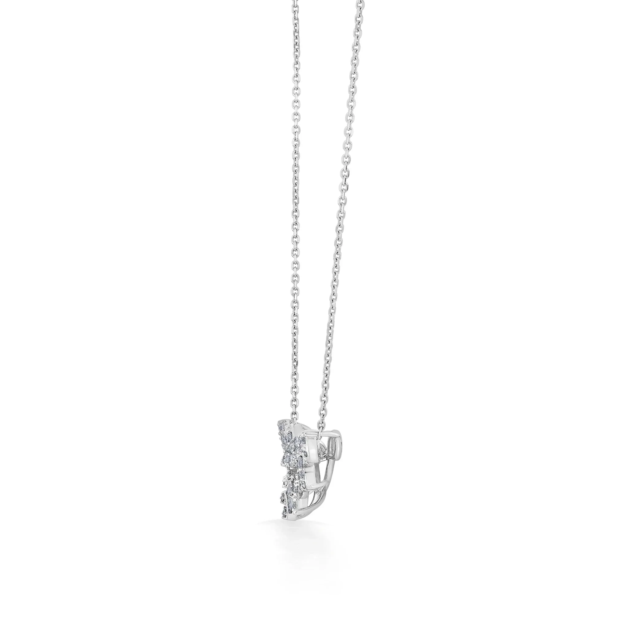 Classic Sparkling Vine Diamond Necklace - Image 3