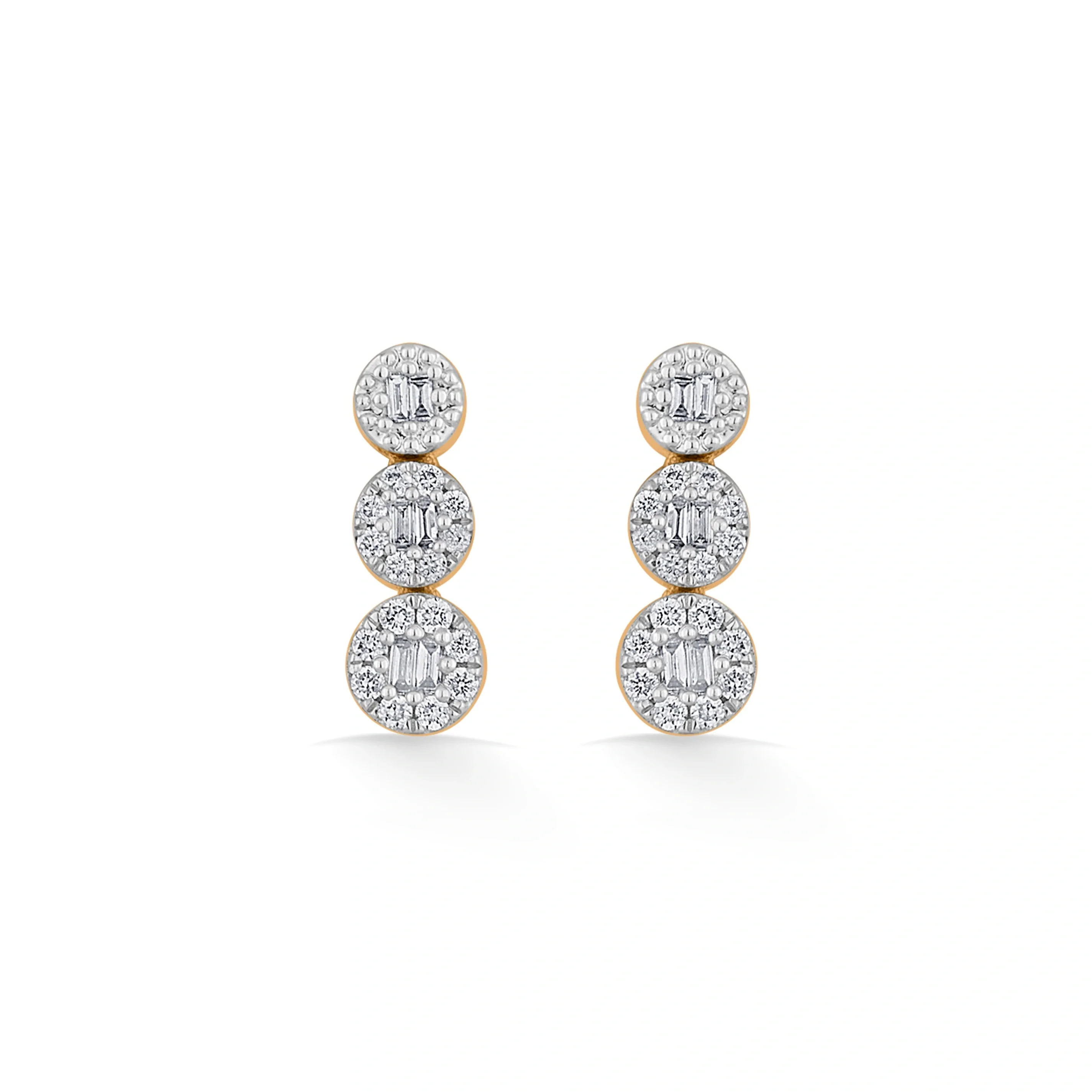 Classic Triple Halo Drops