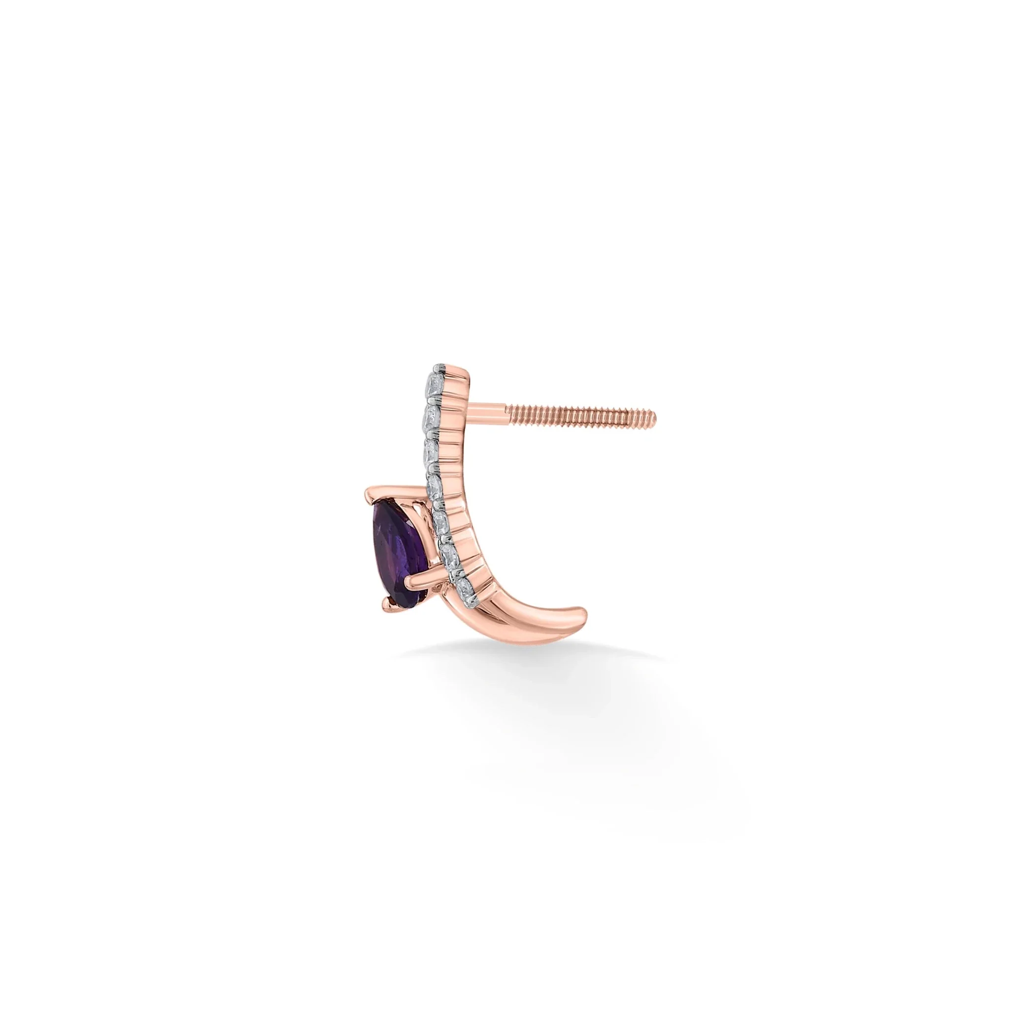 Color Pop Amethyst Drop Radiance Earrings - Image 3