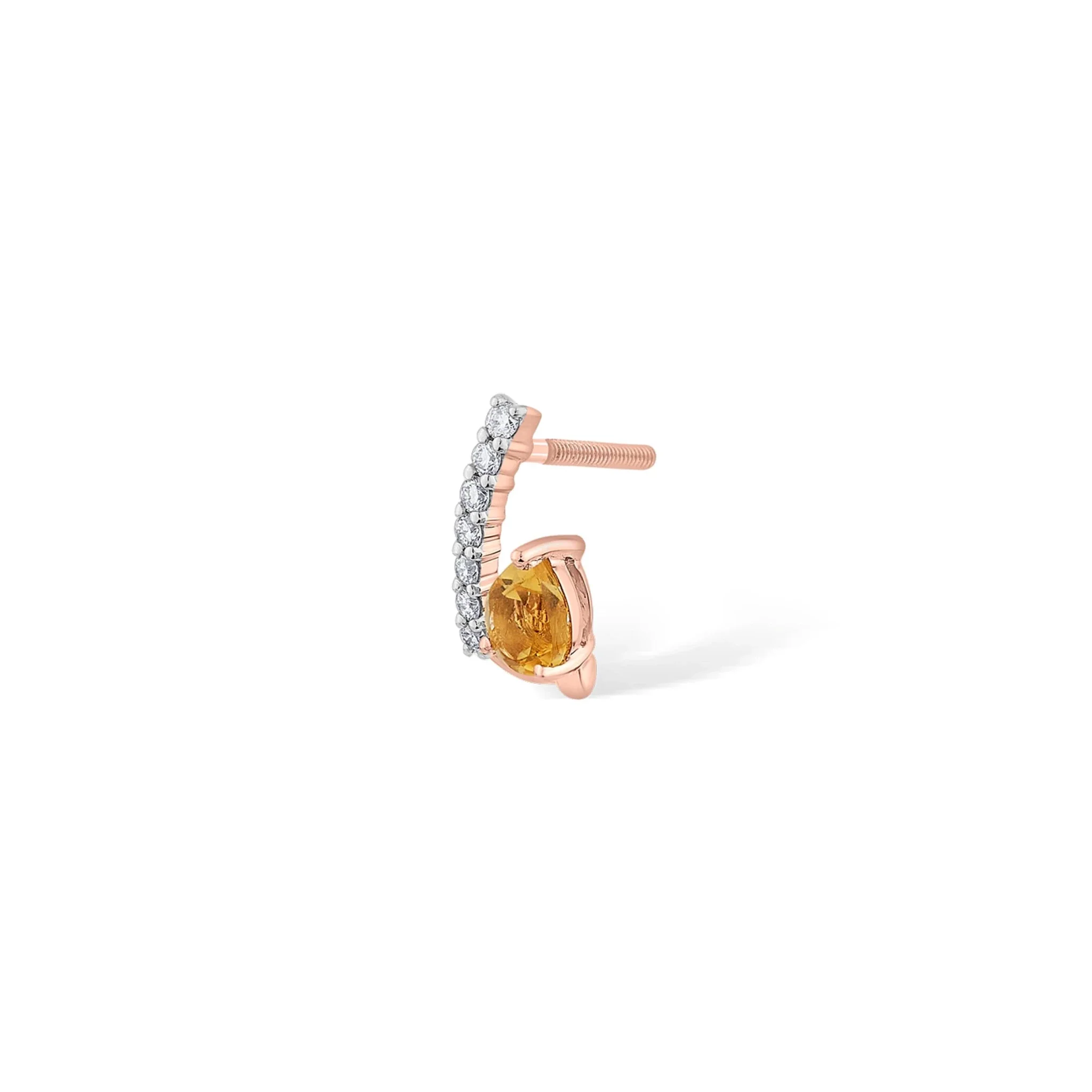 Color Pop Citrine Teardrop Glow Earrings - Image 2