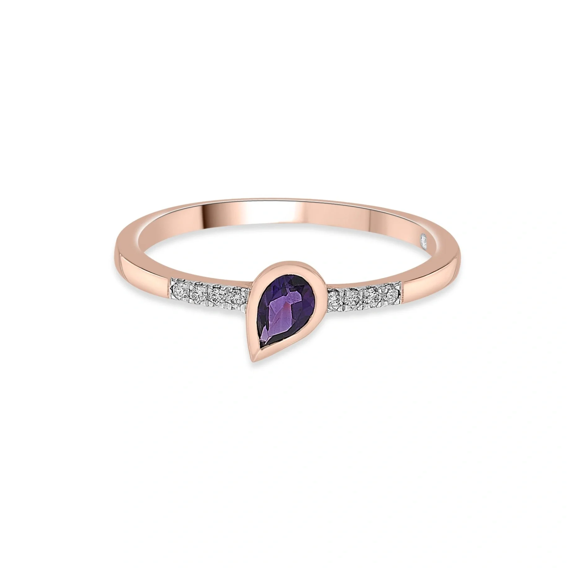 Color Pop Drop Elegance Ring in Amethyst - Image 4