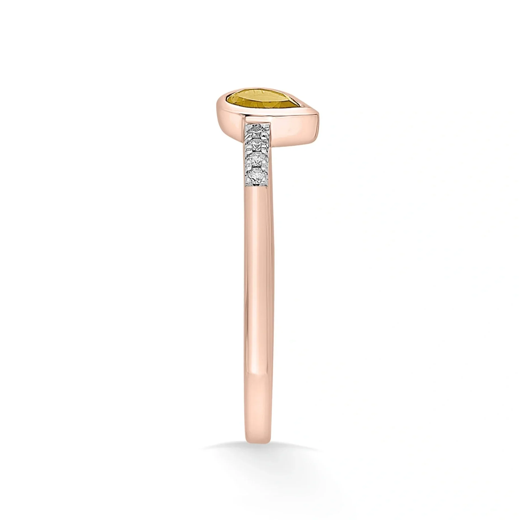 Color Pop Drop Elegance Ring in Citrine - Image 3
