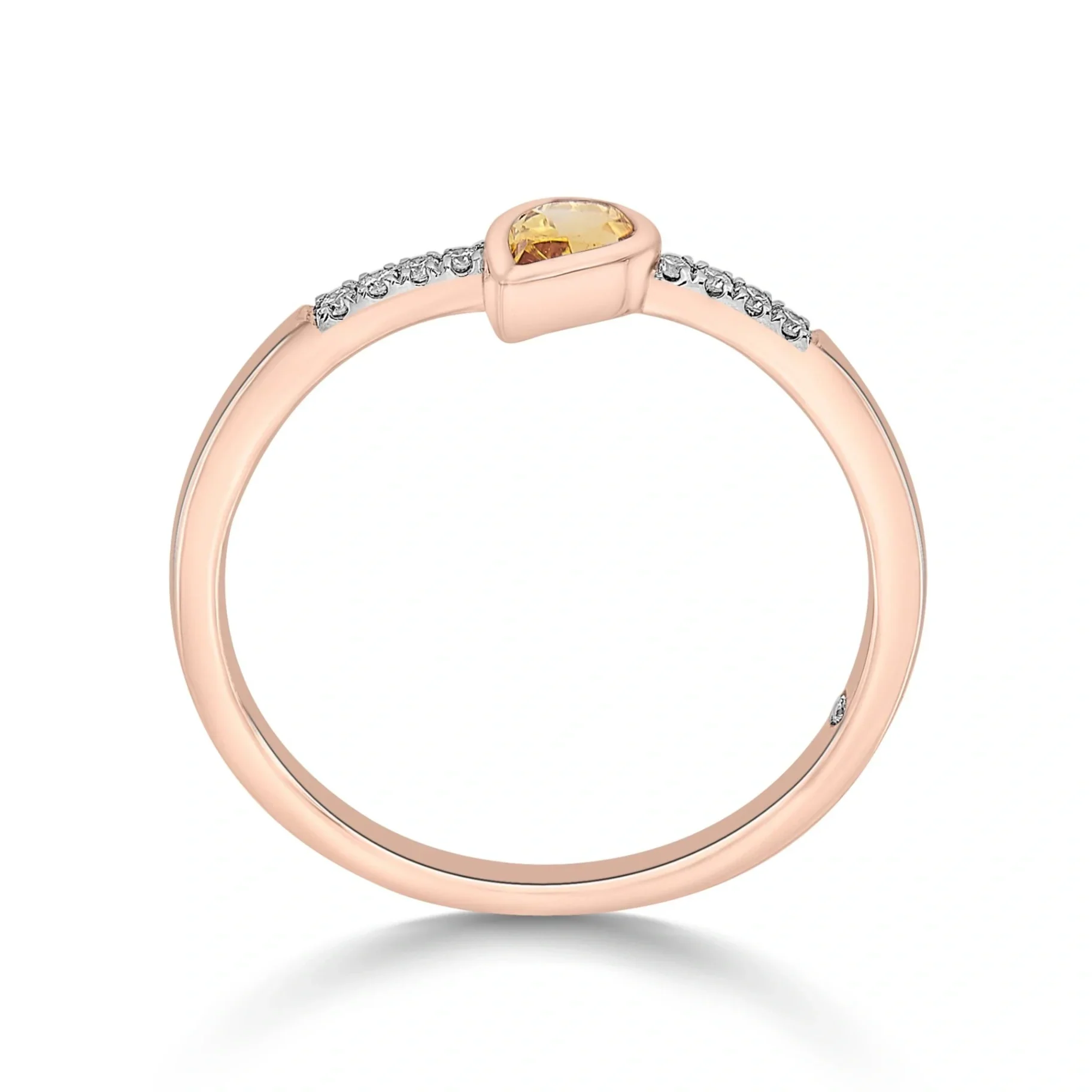 Color Pop Drop Elegance Ring in Citrine - Image 4