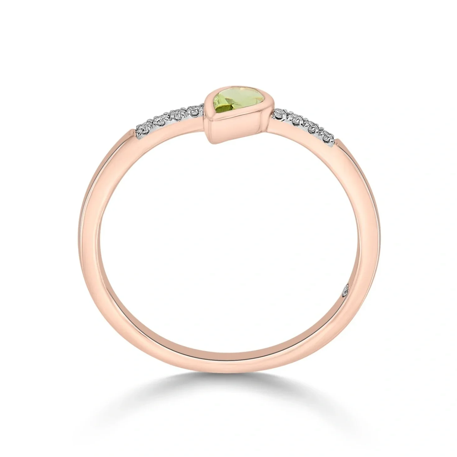 Color Pop Drop Elegance Ring in Peridot - Image 4