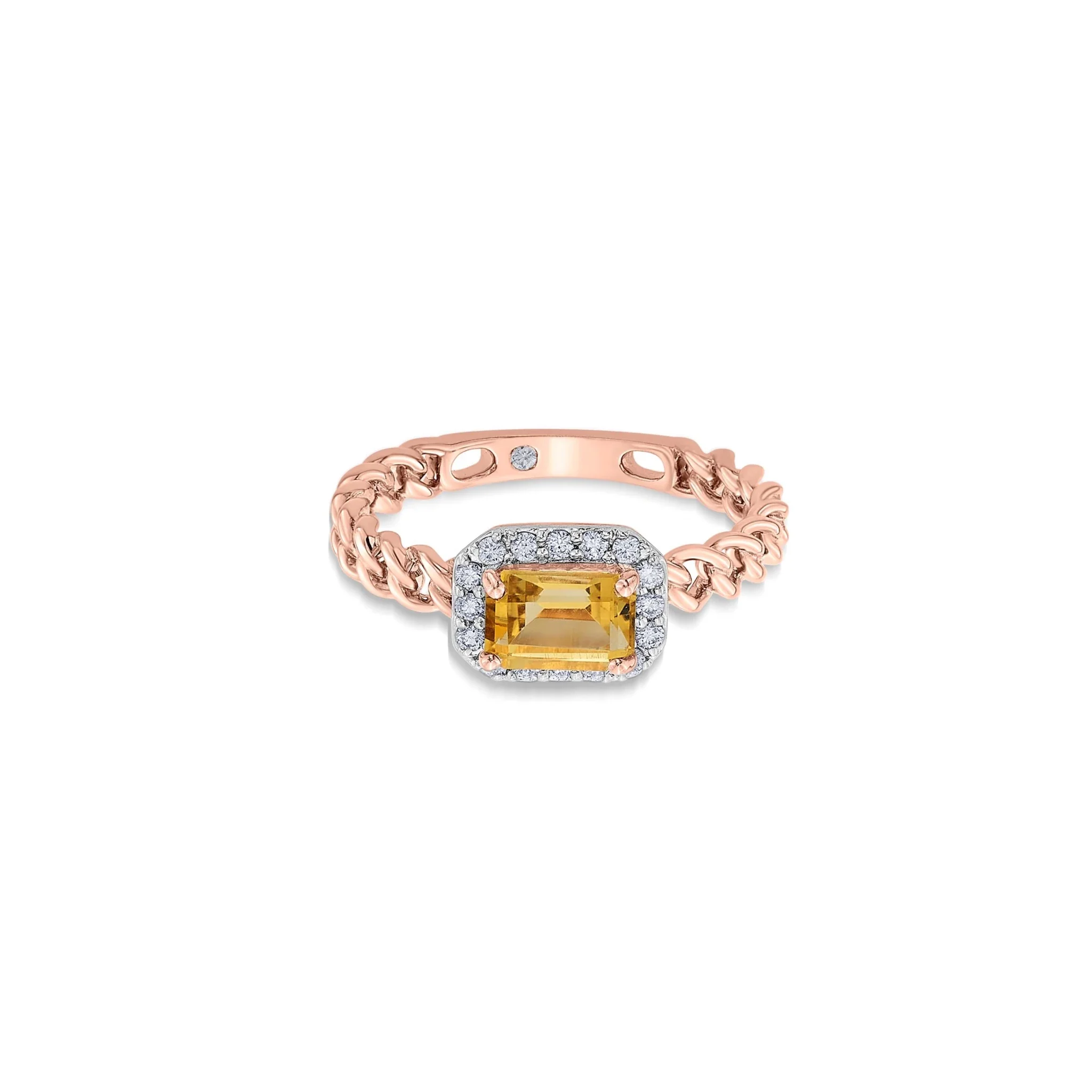 Color Pop Elegant Halo Accent Ring - Image 2