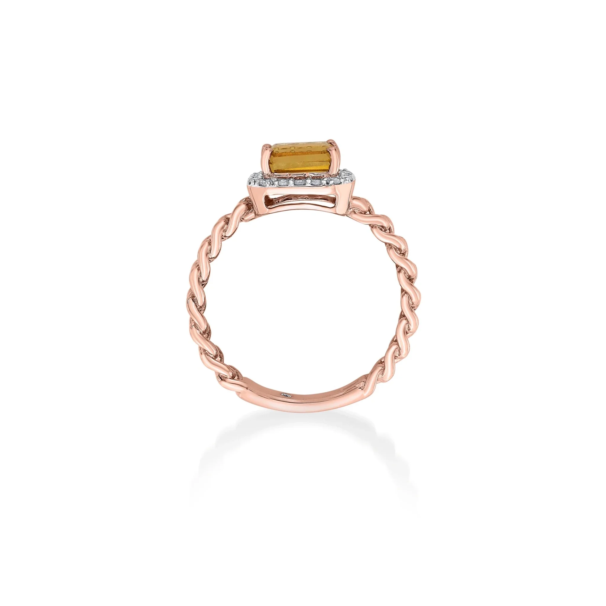 Color Pop Elegant Halo Accent Ring - Image 4