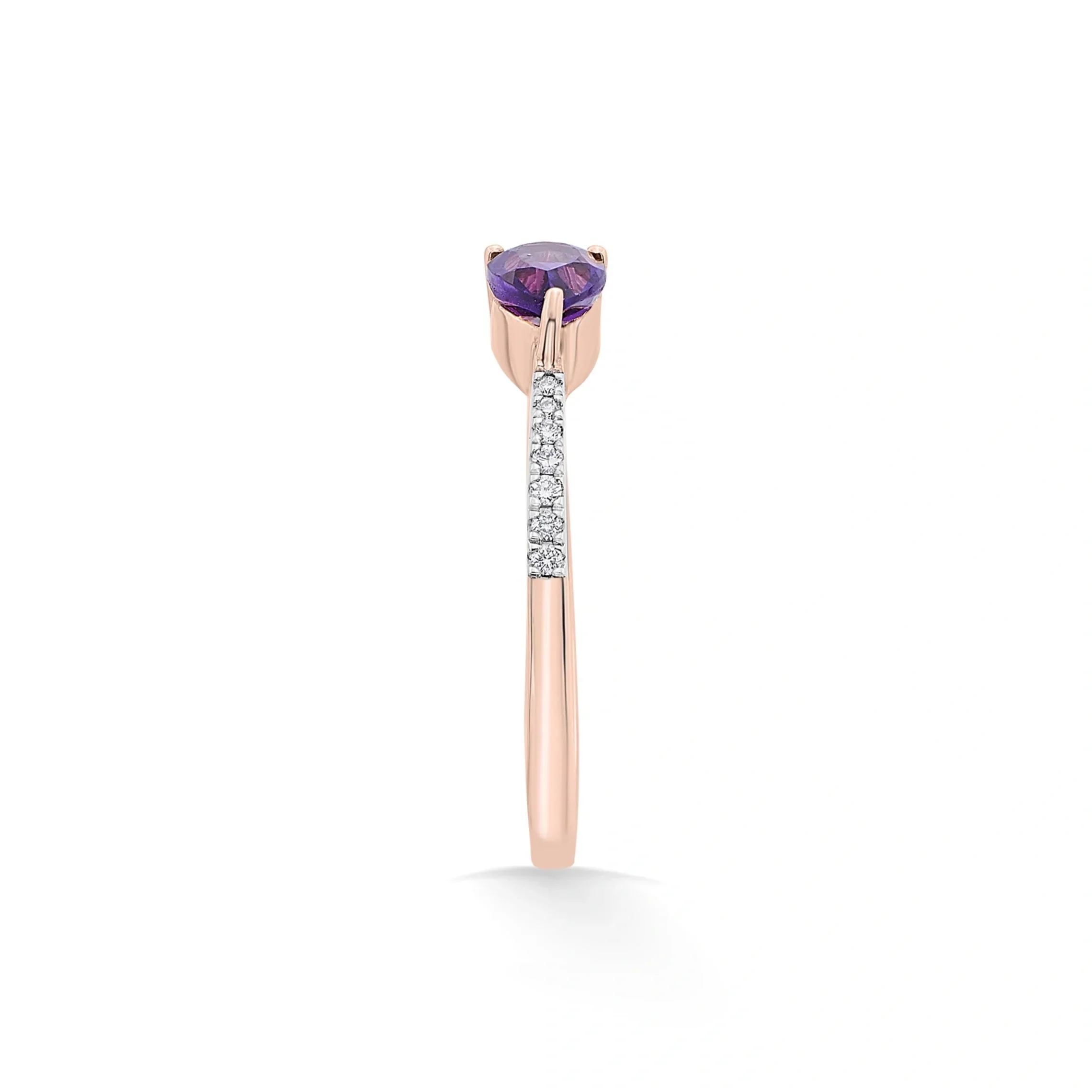 Color Pop Open Embrace Ring in Amethyst - Image 3