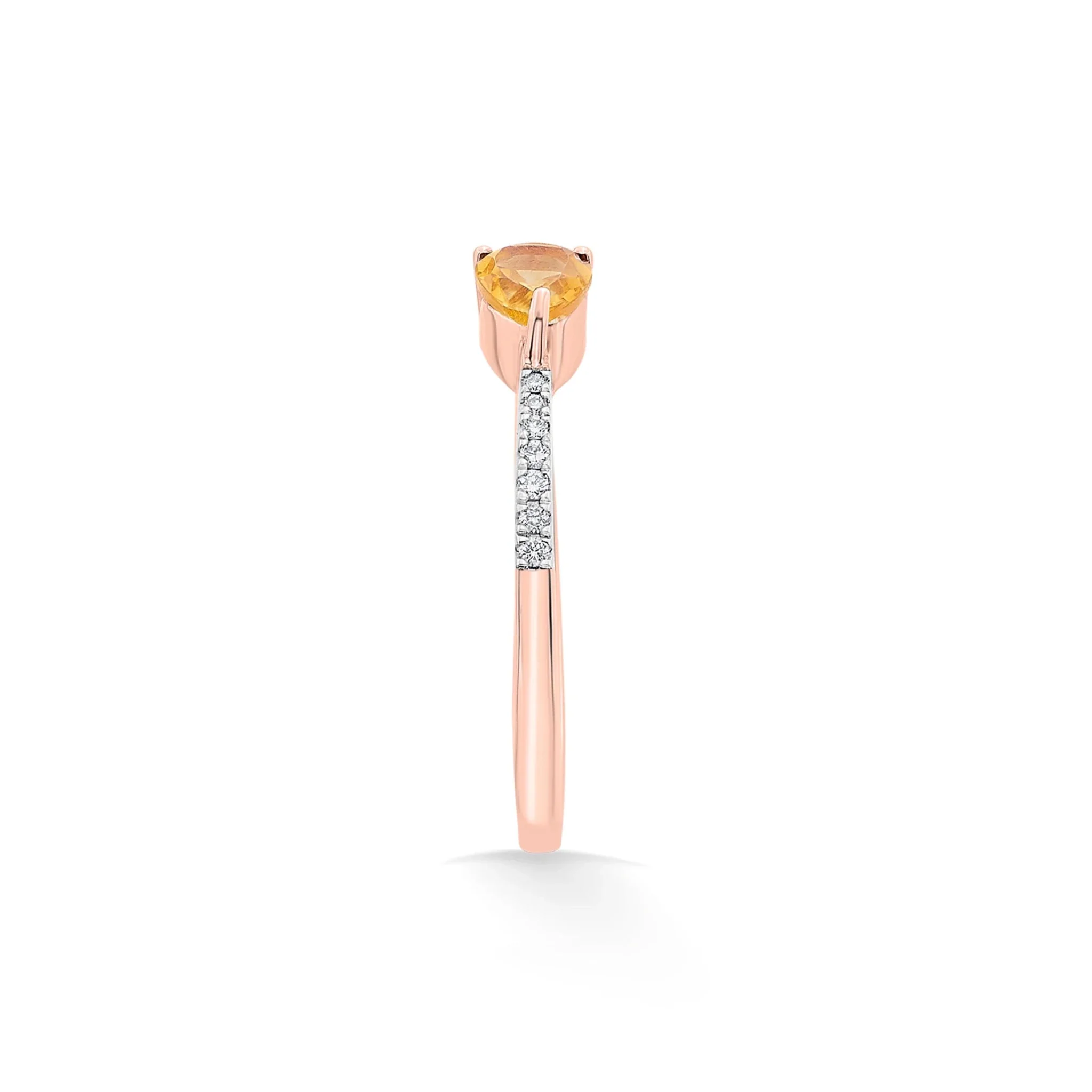 Color Pop Open Embrace Ring in Citrine - Image 5