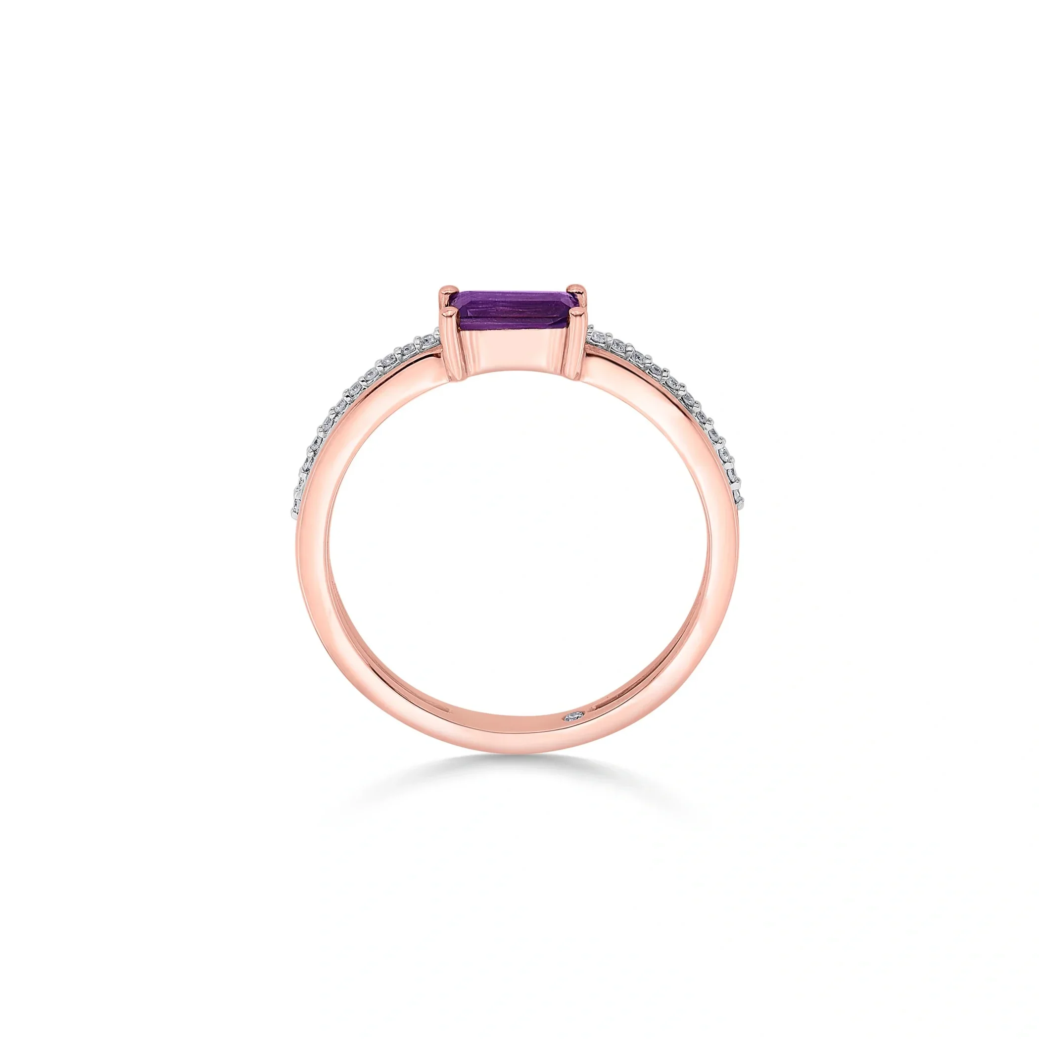 Color Pop Regal Amber Solitaire - Image 4