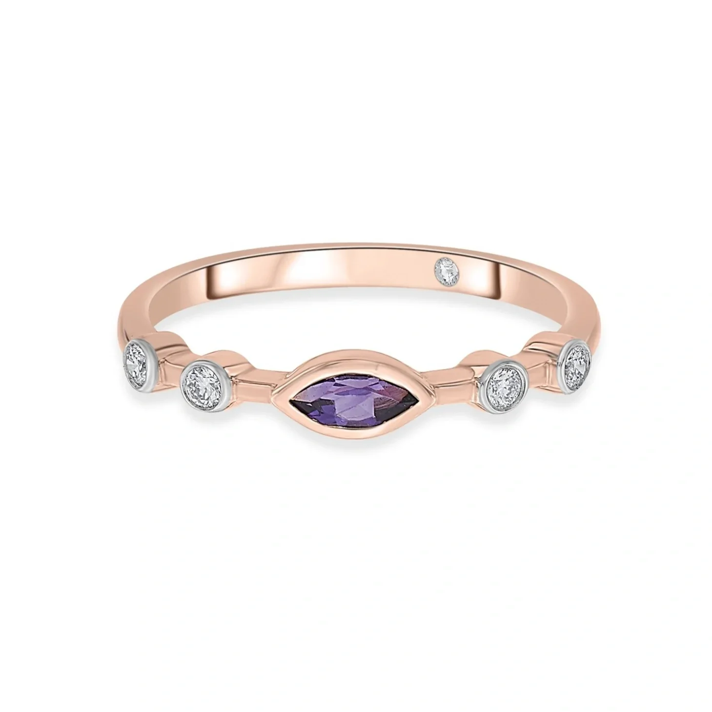 Color Pop Starlight Orbit Ring in Amethyst - Image 3