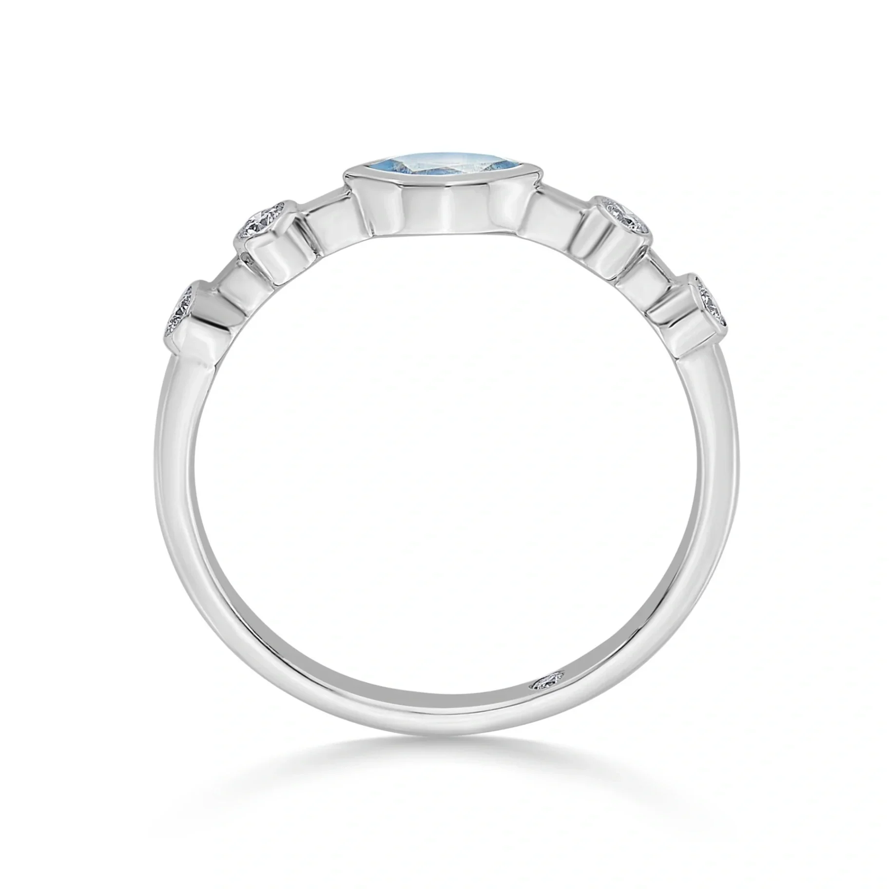 Color Pop Starlight Orbit Ring in Blue Topaz - Image 4