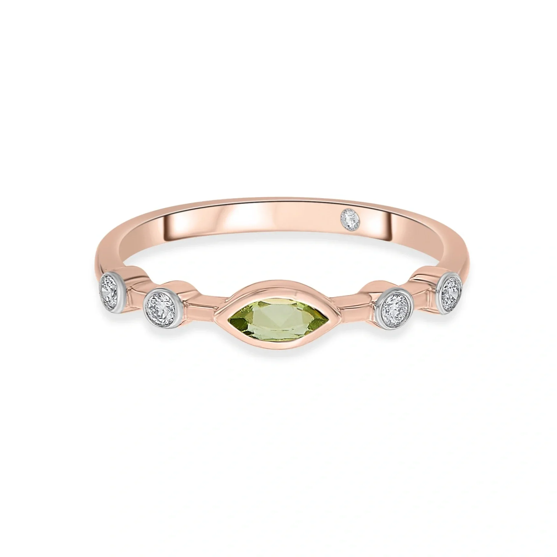 Color Pop Starlight Orbit Ring in Peridot - Image 2