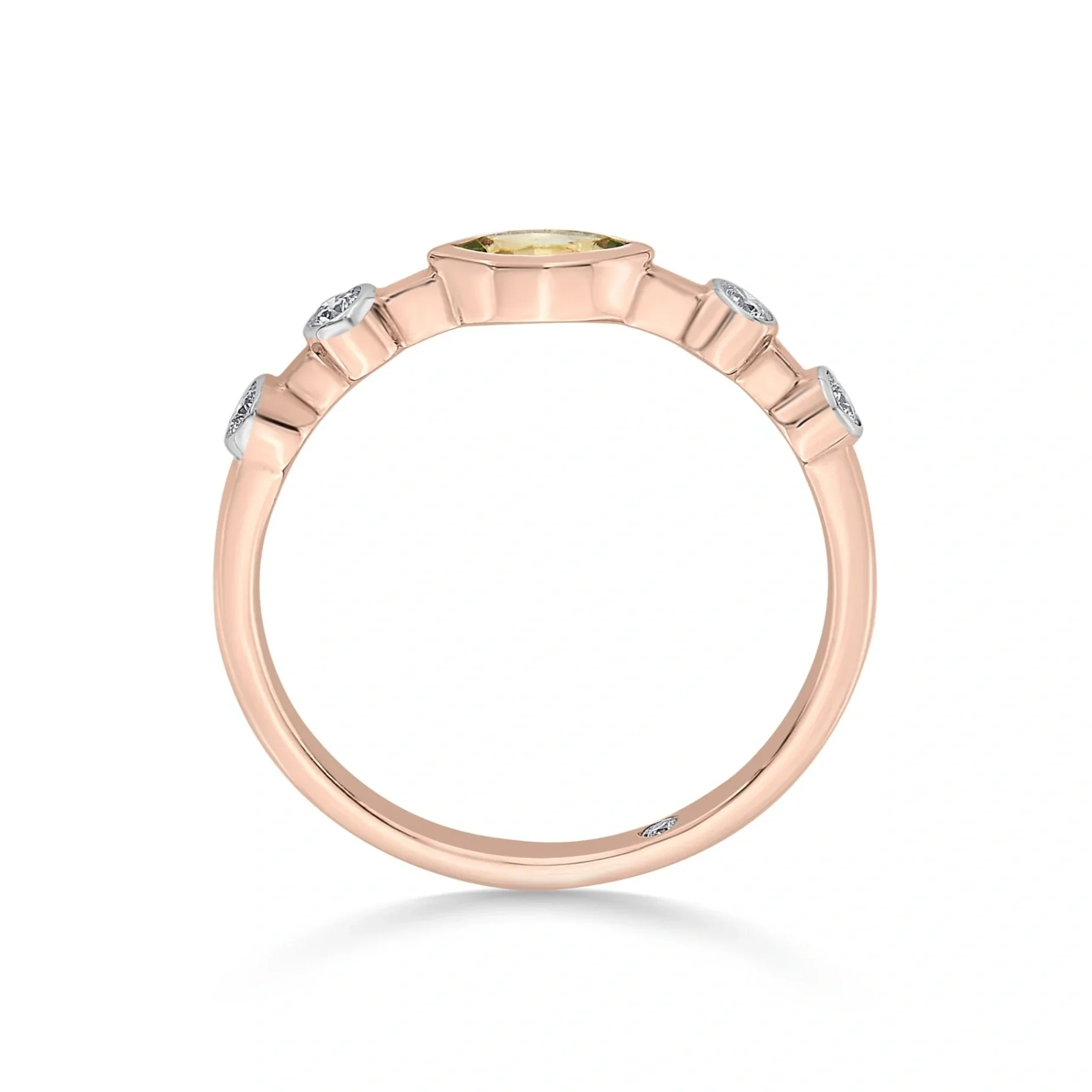 Color Pop Starlight Orbit Ring in Peridot - Image 4