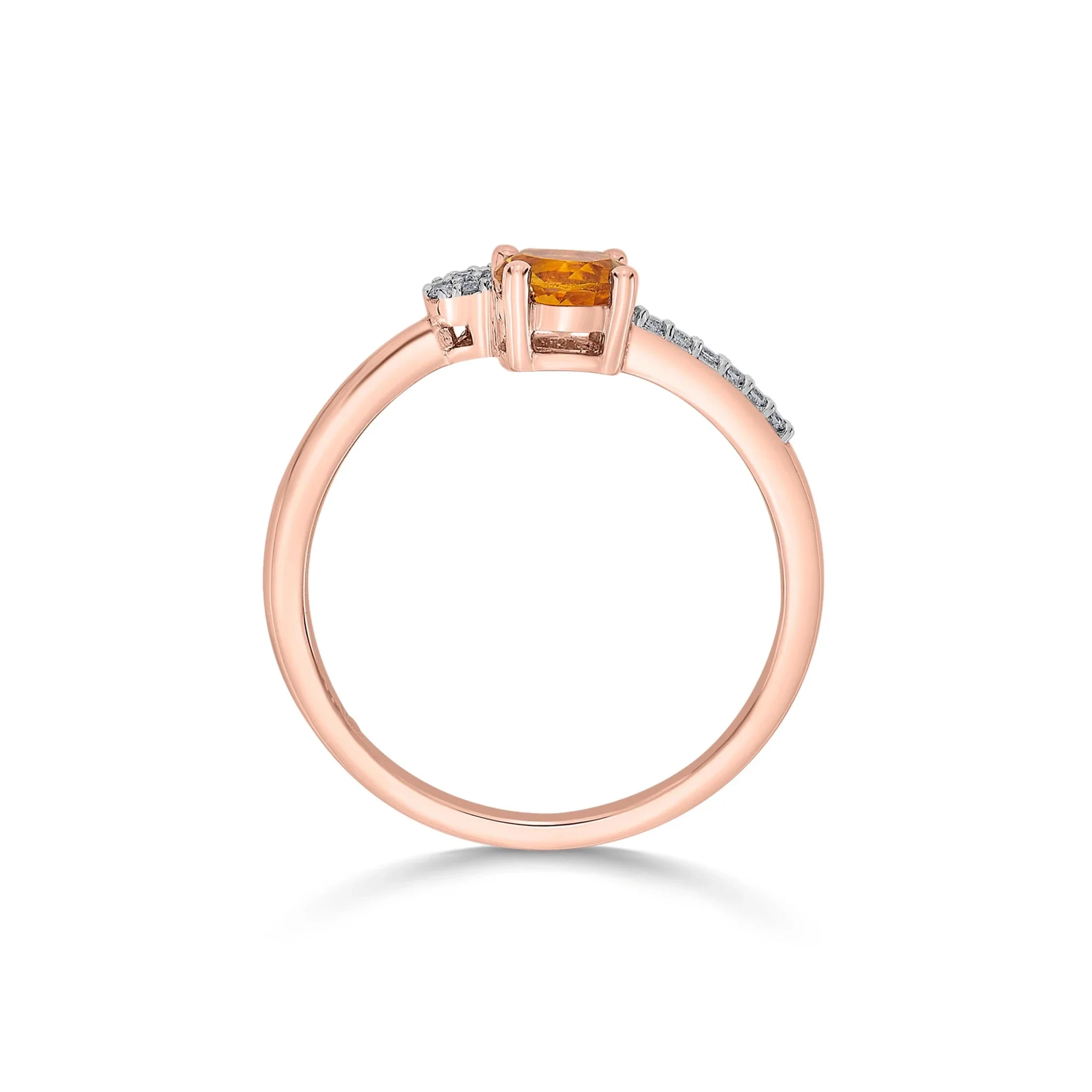 Color Pop Twist and Dazzle Ring in Citrine - Image 3