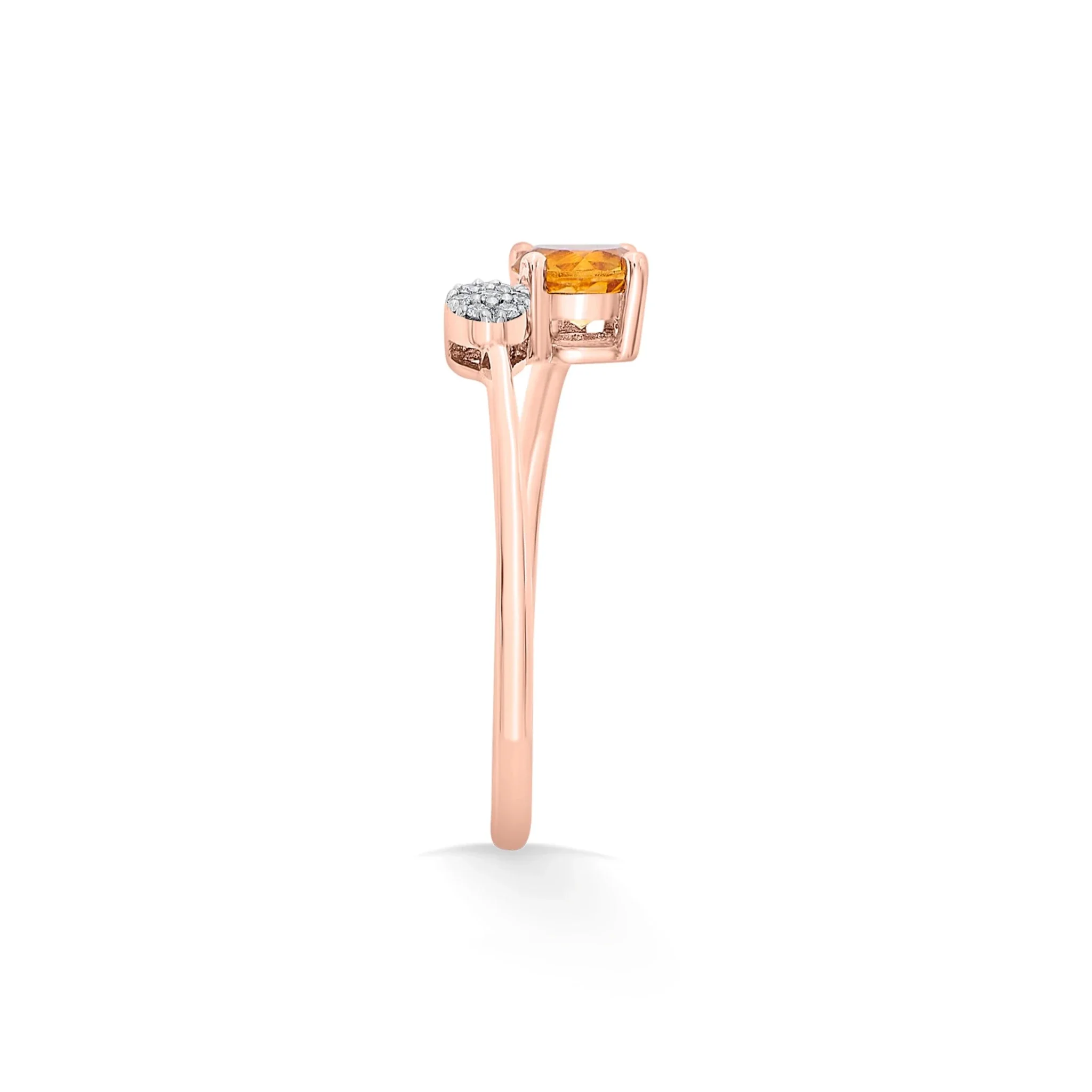 Color Pop Twist and Dazzle Ring in Citrine - Image 4