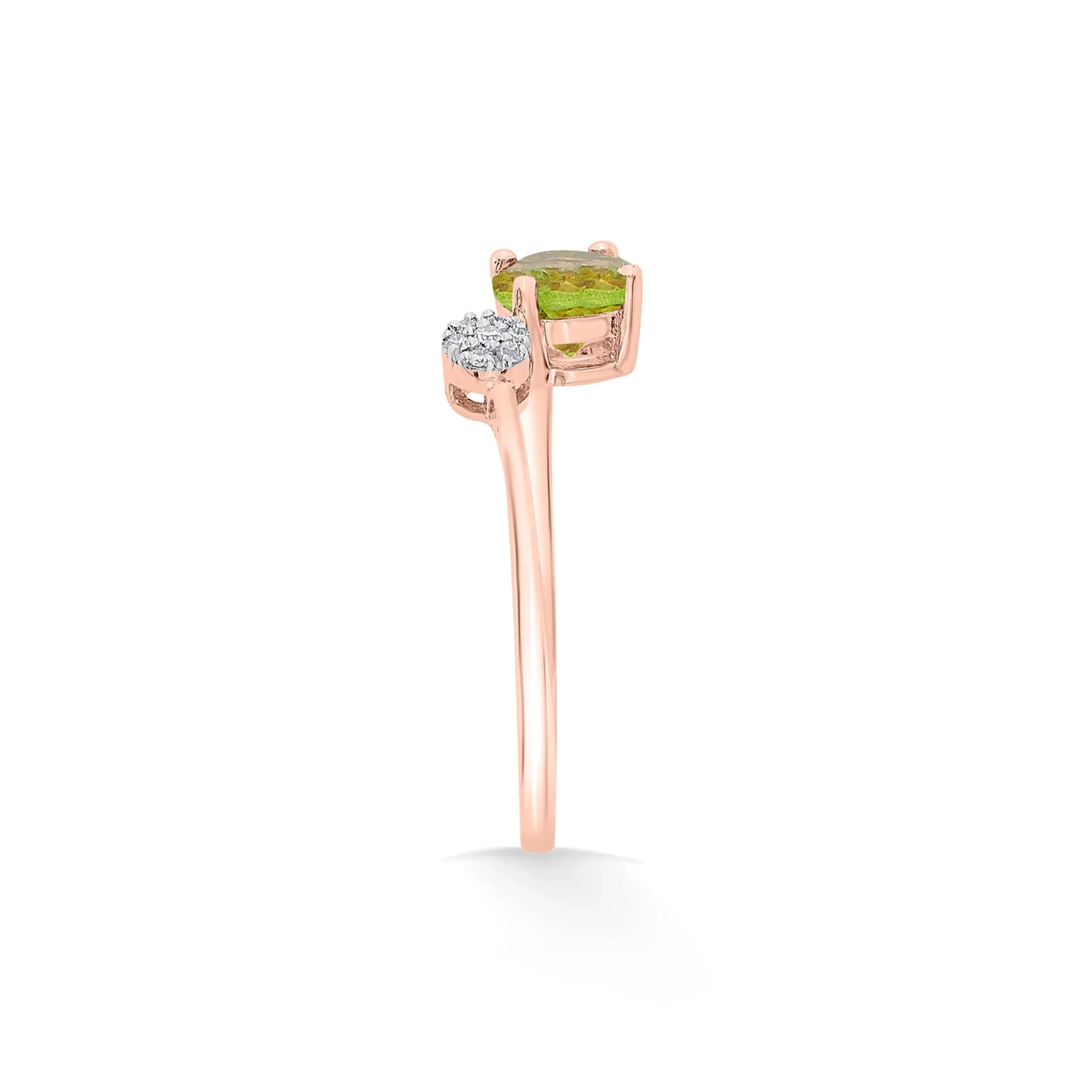 Color Pop Twist and Dazzle Ring in Peridot - Image 4