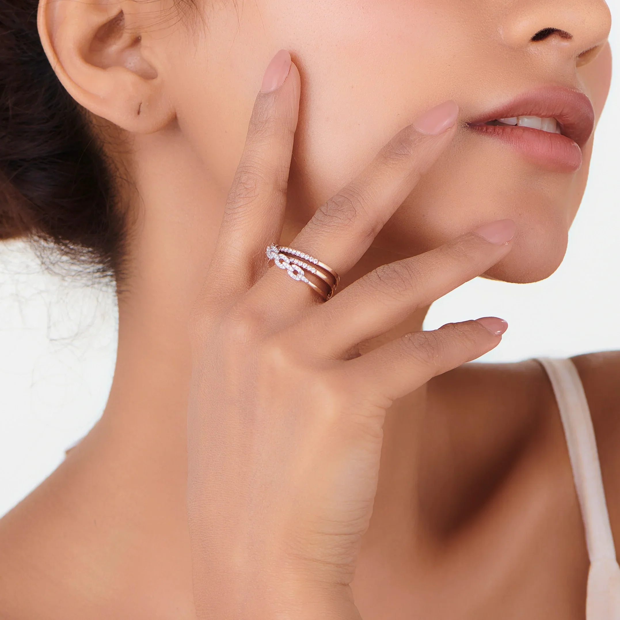 Cuban Crown Sync Wave Ring - Image 4
