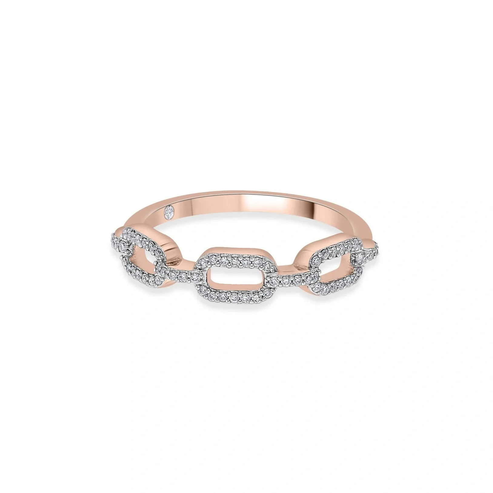 Cuban Drip Ice Link Ring - Image 3