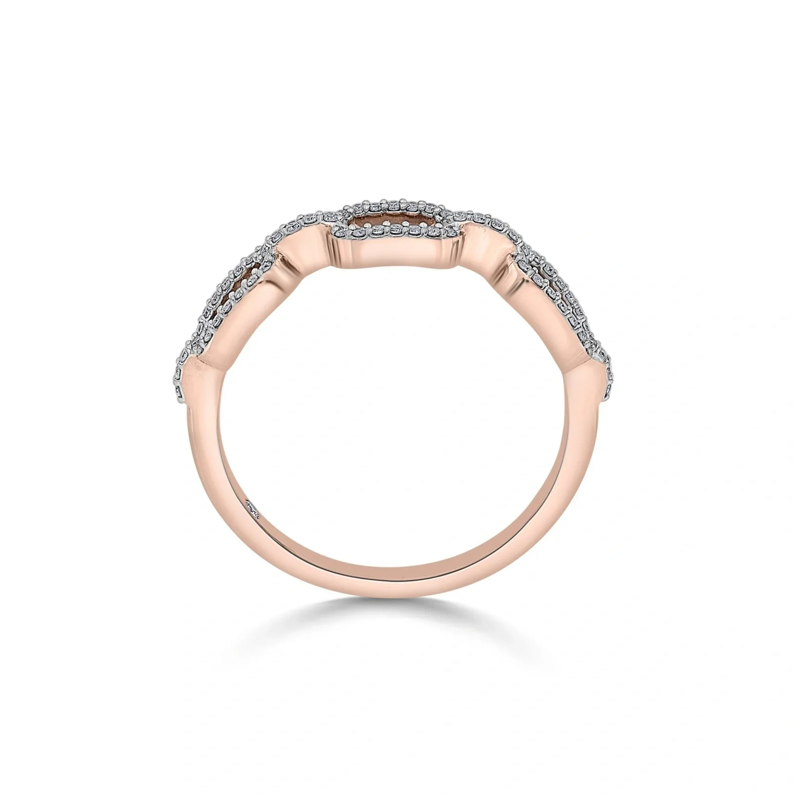 Cuban Drip Ice Link Ring - Image 4