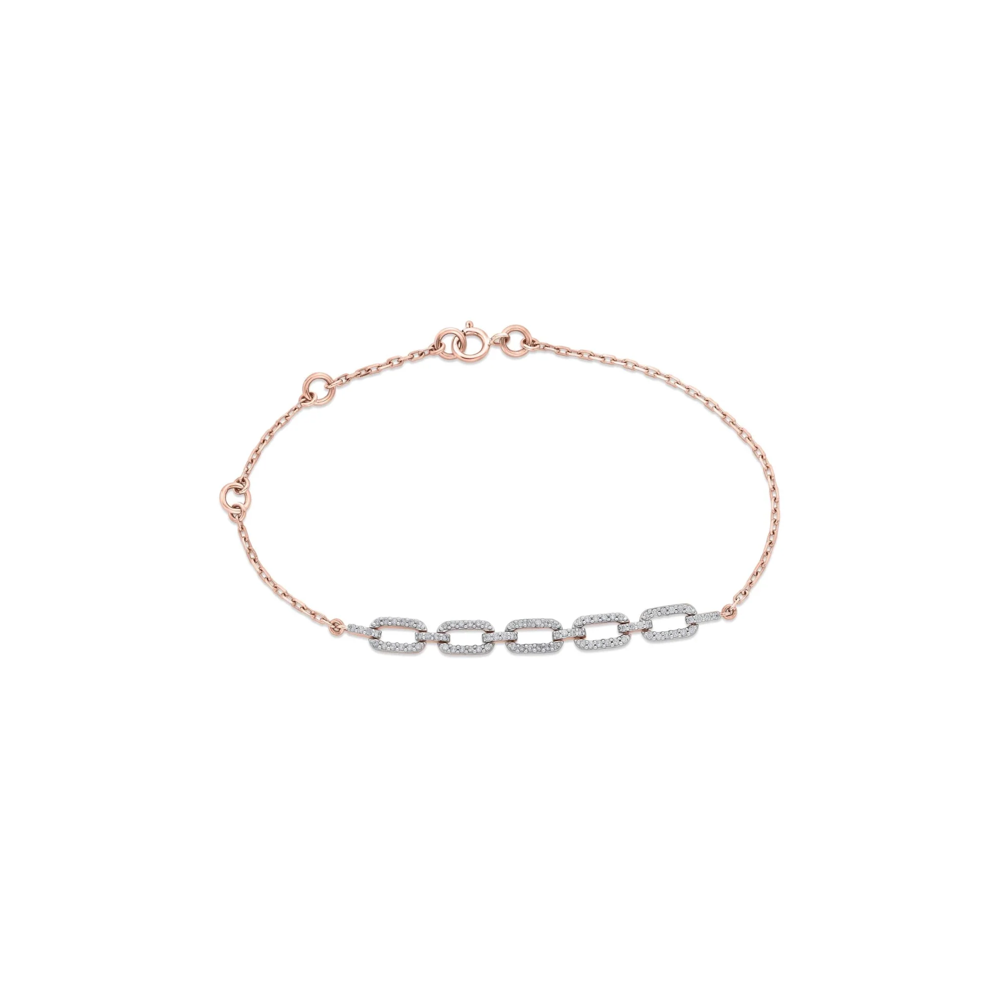 Cuban Linked Spark Elegance Bracelet - Image 2