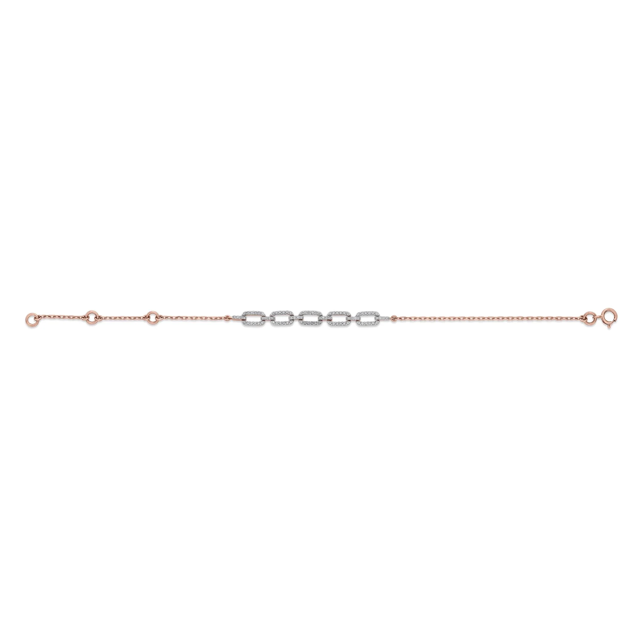 Cuban Linked Spark Elegance Bracelet - Image 3