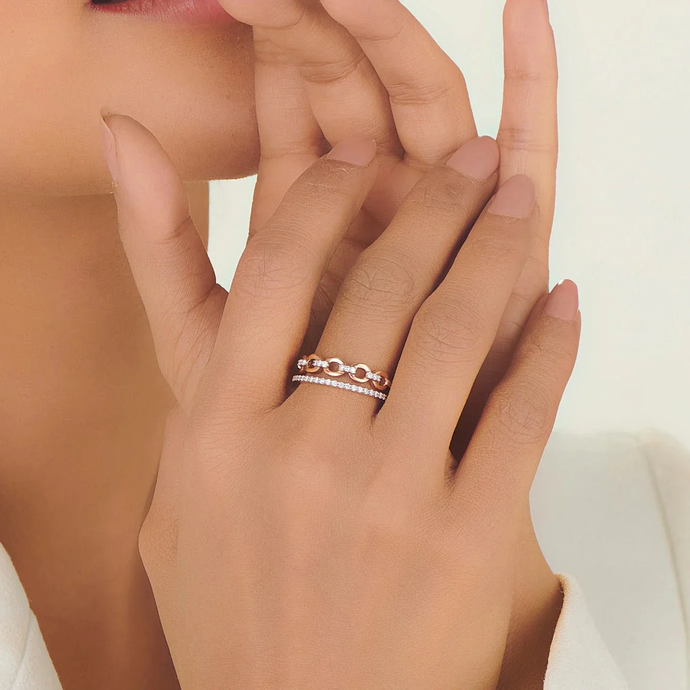 Cuban Loop Luxe Ring - Image 2