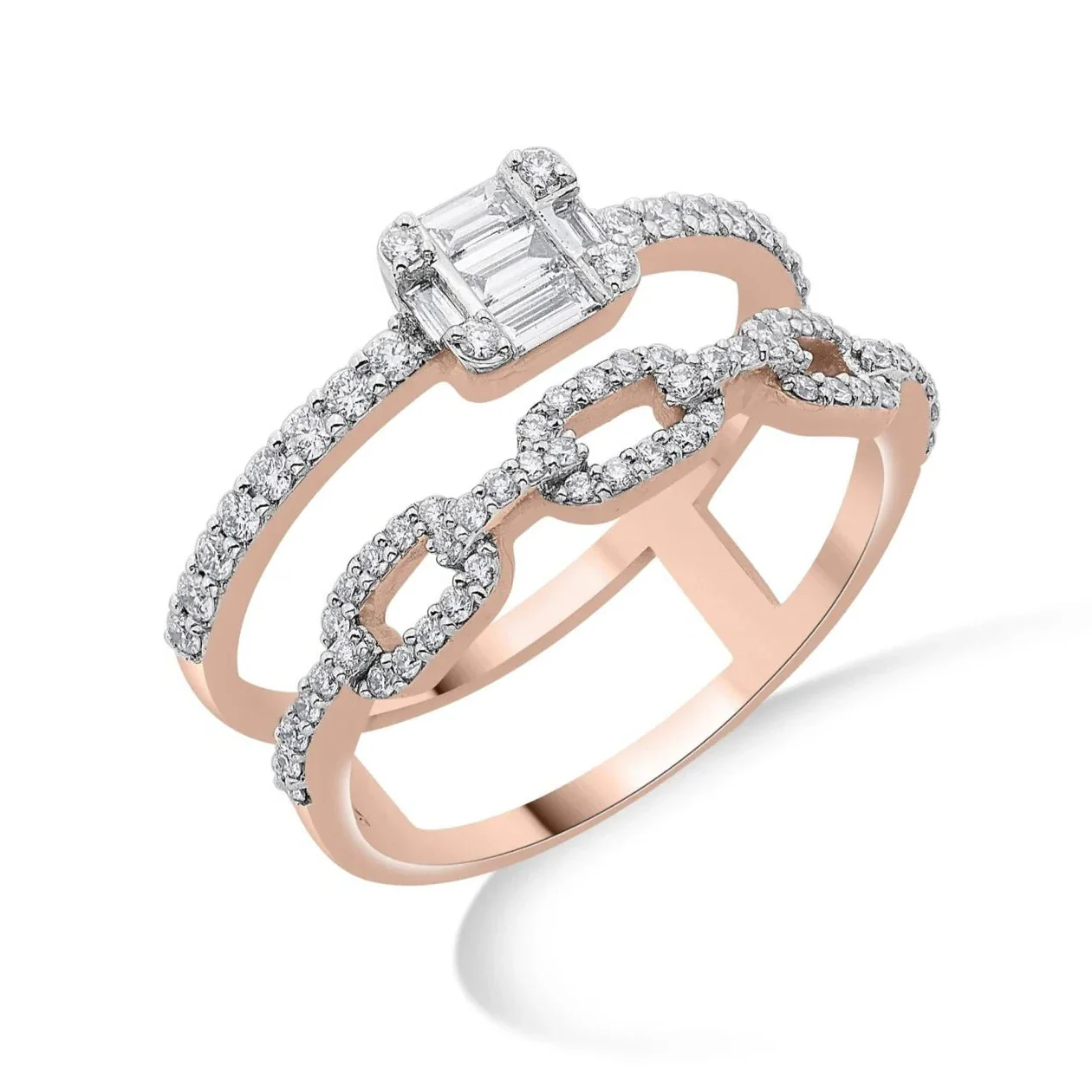 Cuban Royale Link Luxe Ring