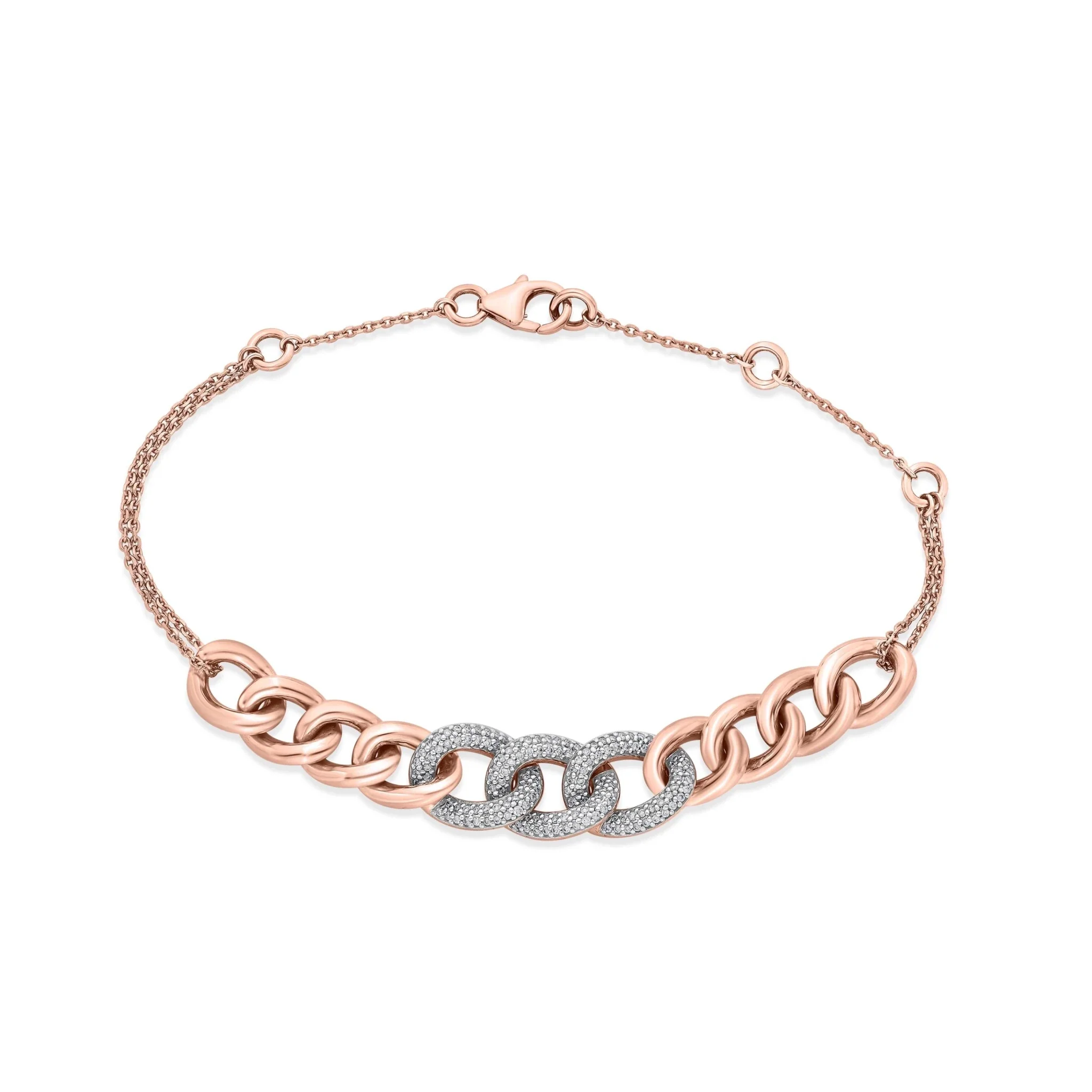 Cuban Triple Link Spark Bracelet - Image 2