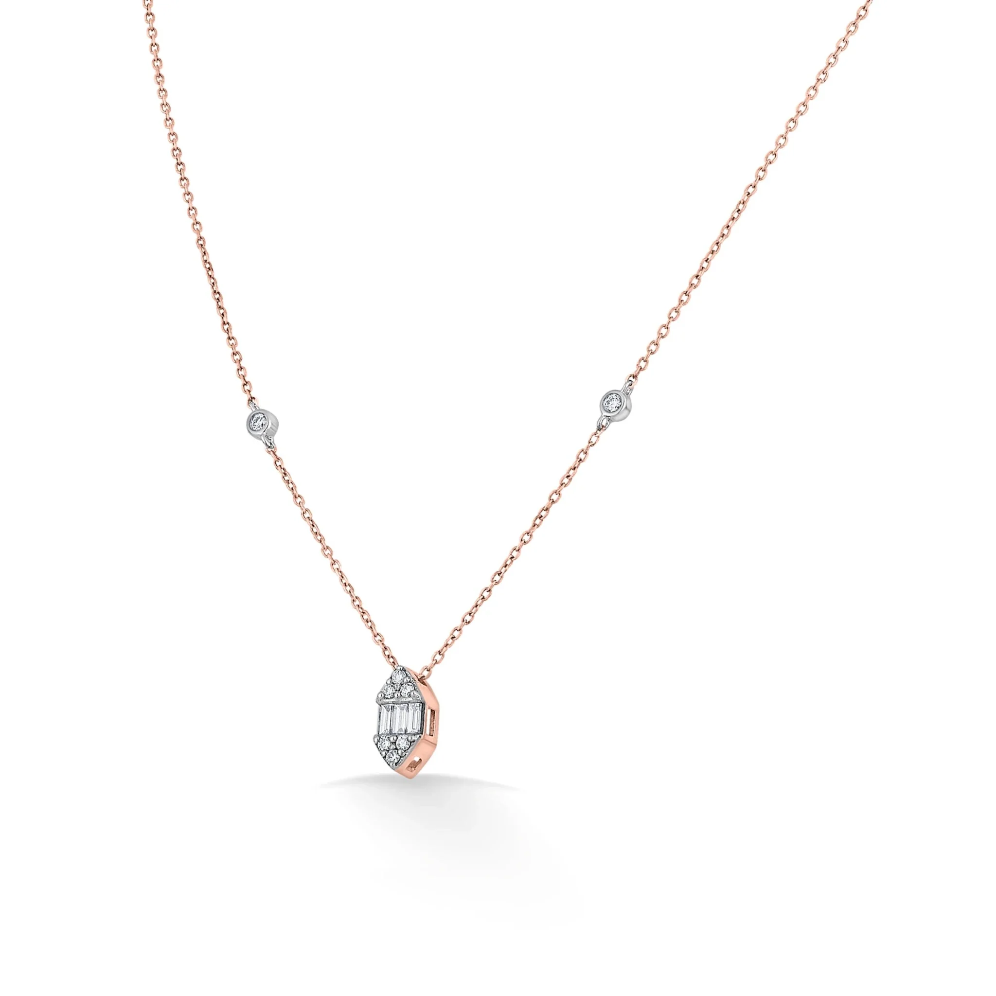 Deck Up Baguette Bullet Luxe Necklace - Image 3