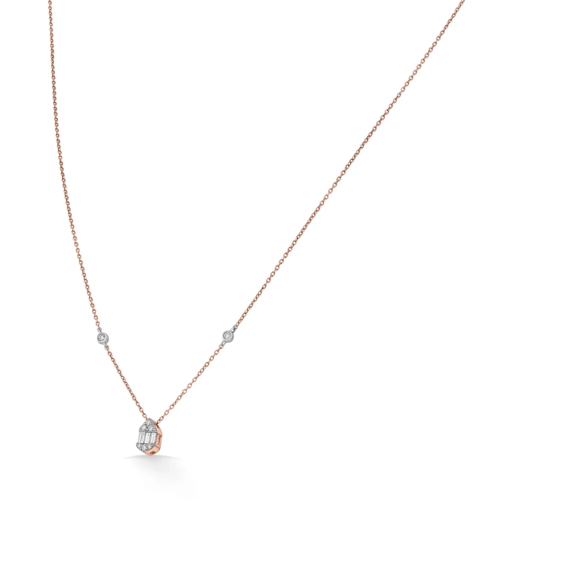 Deck Up Baguette Glow Luxe Necklace - Image 3