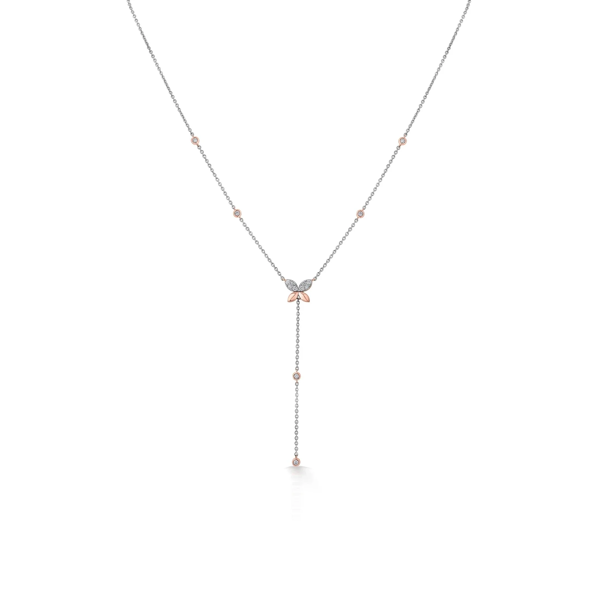 Deck Up Butterfly Necklace