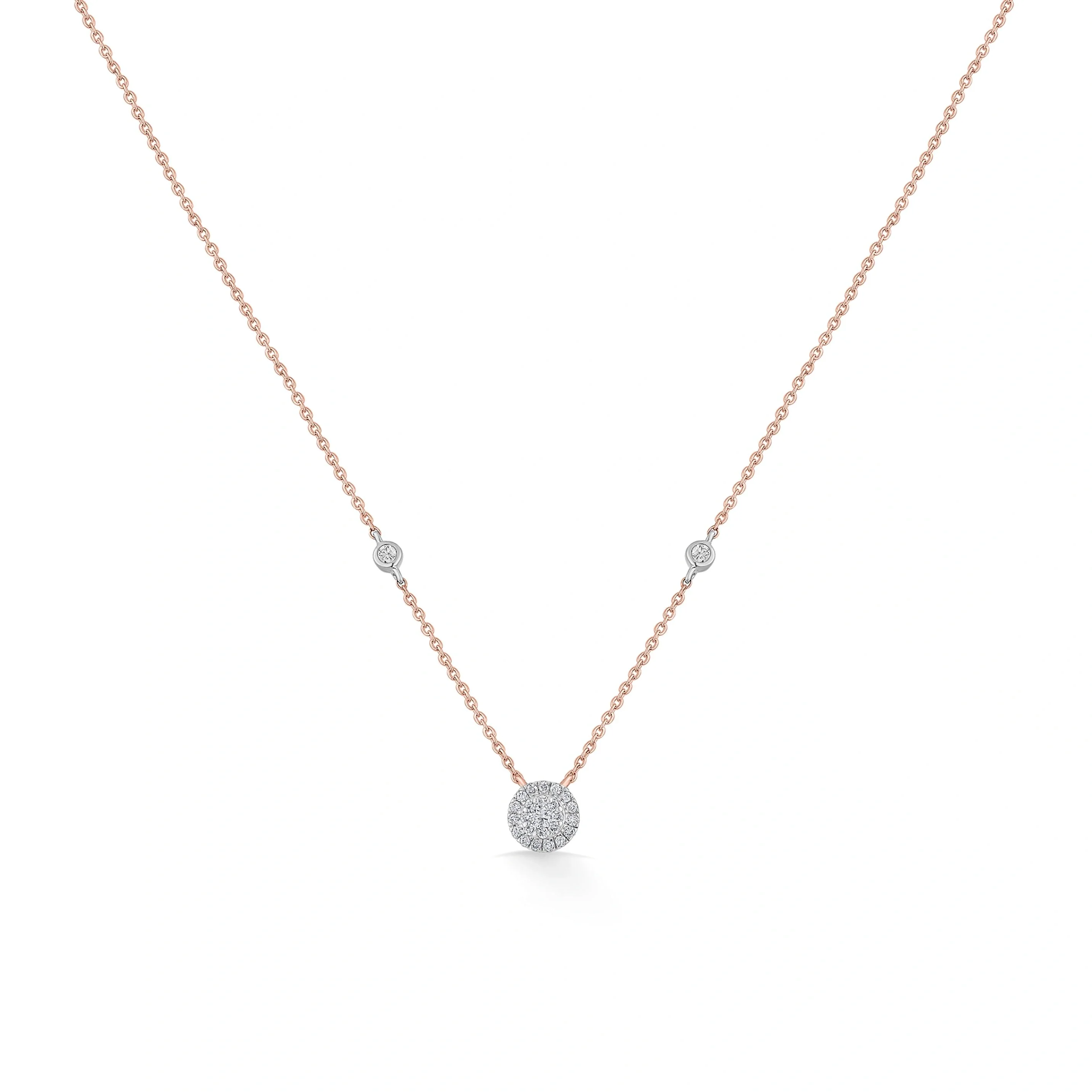 Deck Up Celestial Spark Round Diamond Pendant