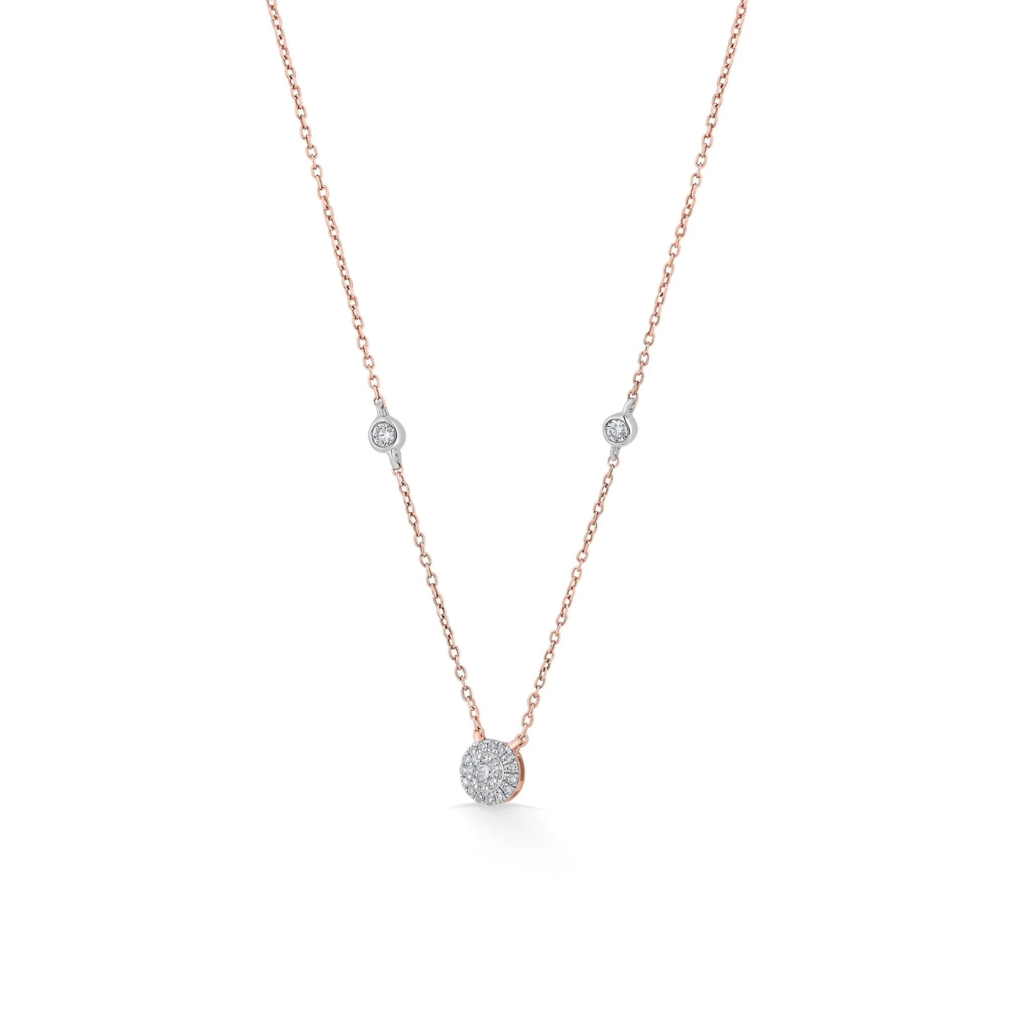 Deck Up Celestial Spark Round Diamond Pendant - Image 3