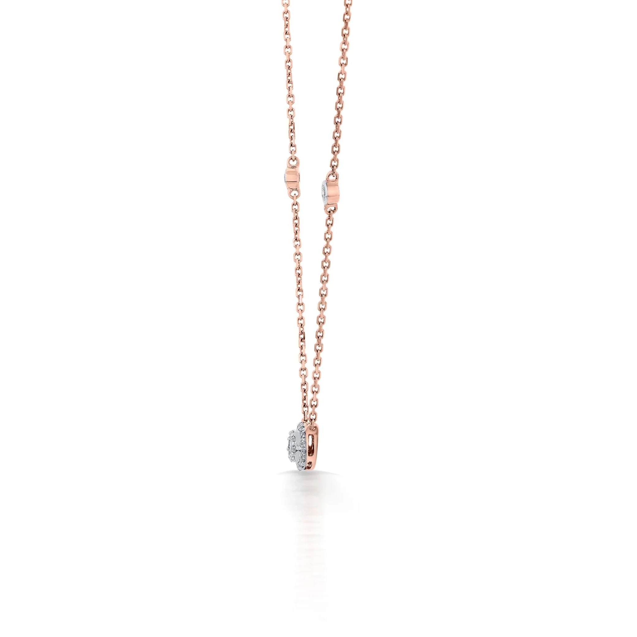 Deck Up Dual Layer Round Necklace - Image 3