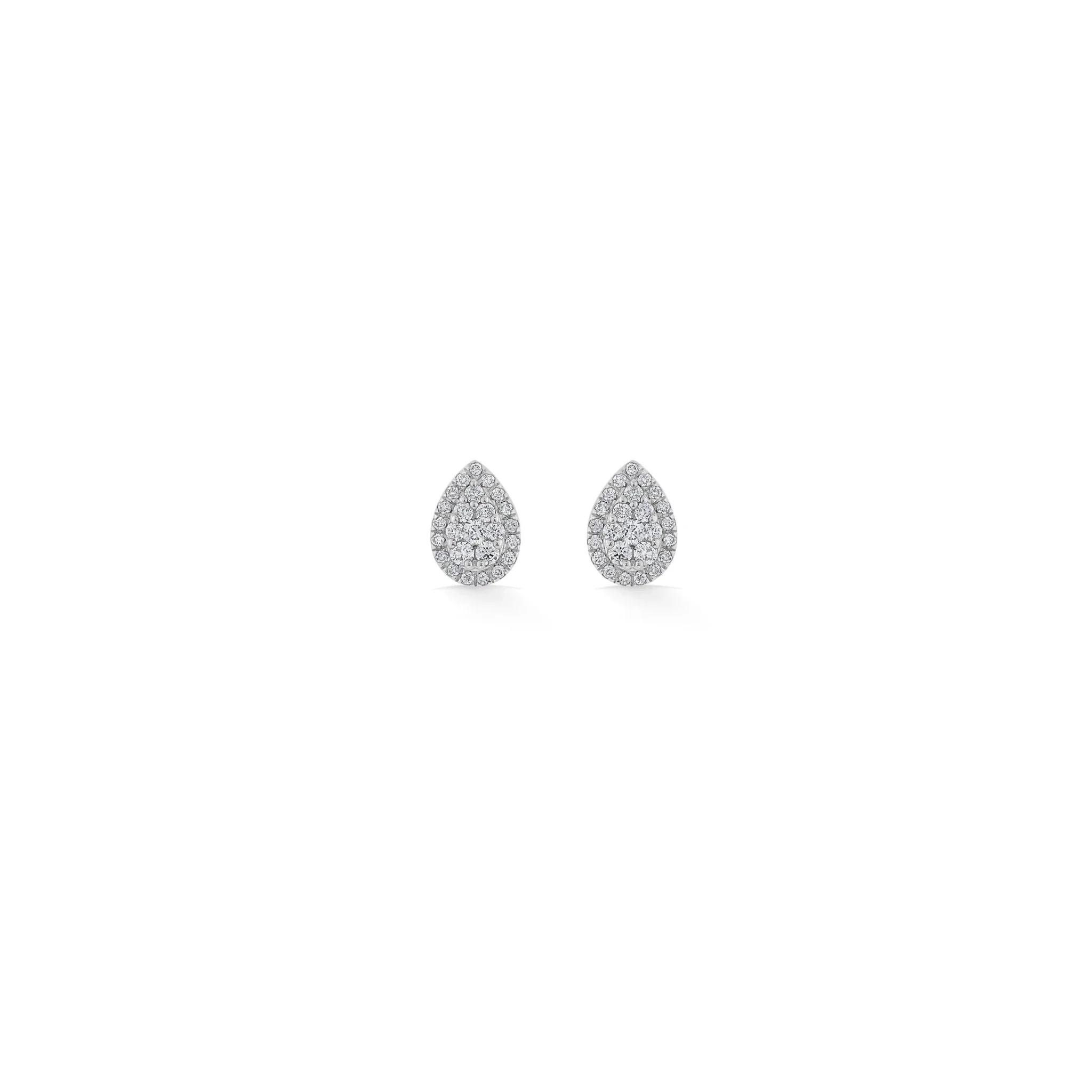 Deck Up Lumina Pear Studs