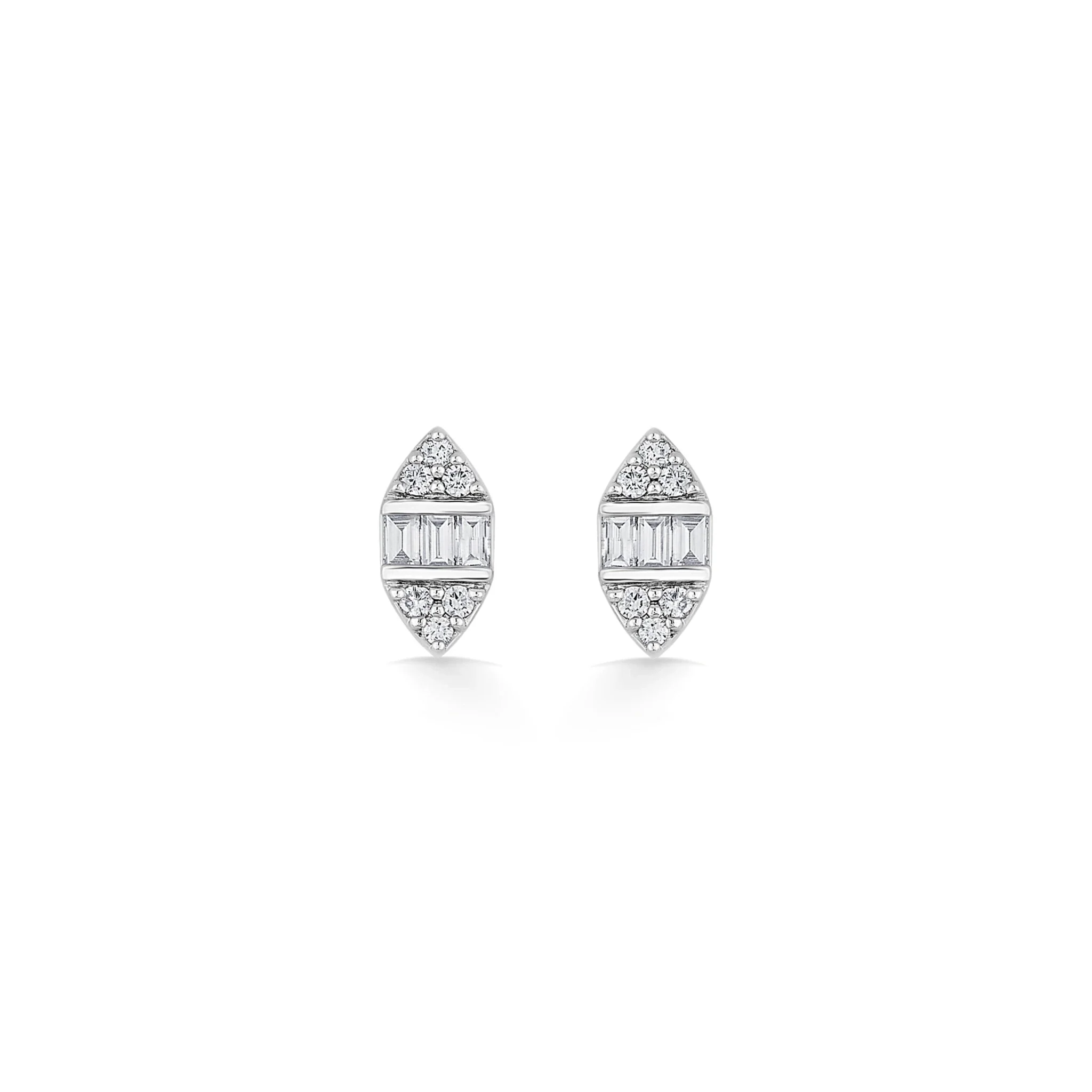 Deck Up Marquise Meridian Studs