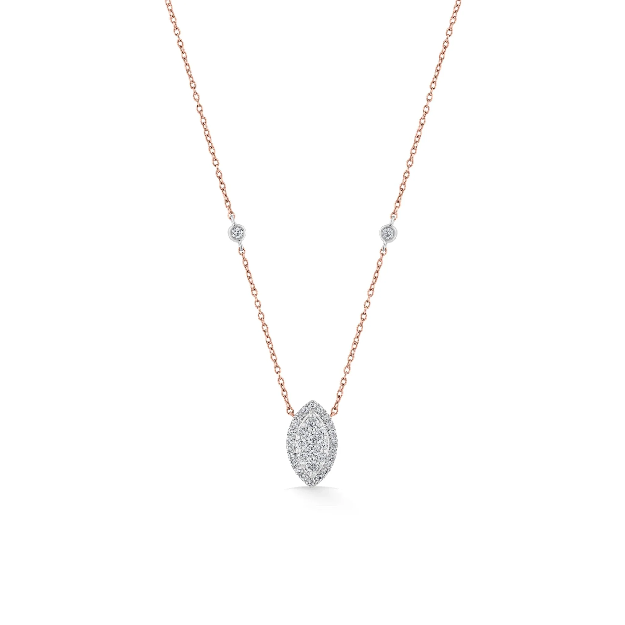 Deck Up Marquise Spark Luxe Necklace